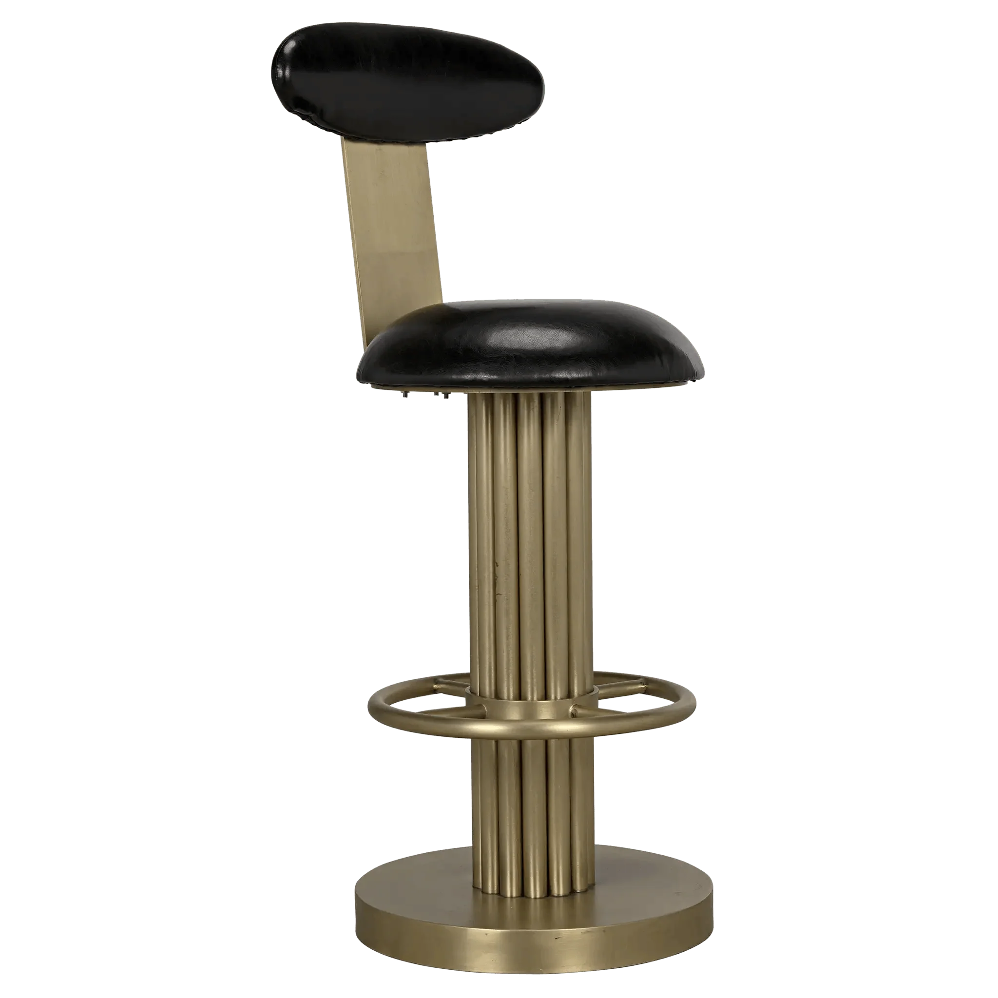 Sedes Counter Stool, Steel with Brass Finish - Frankwebs