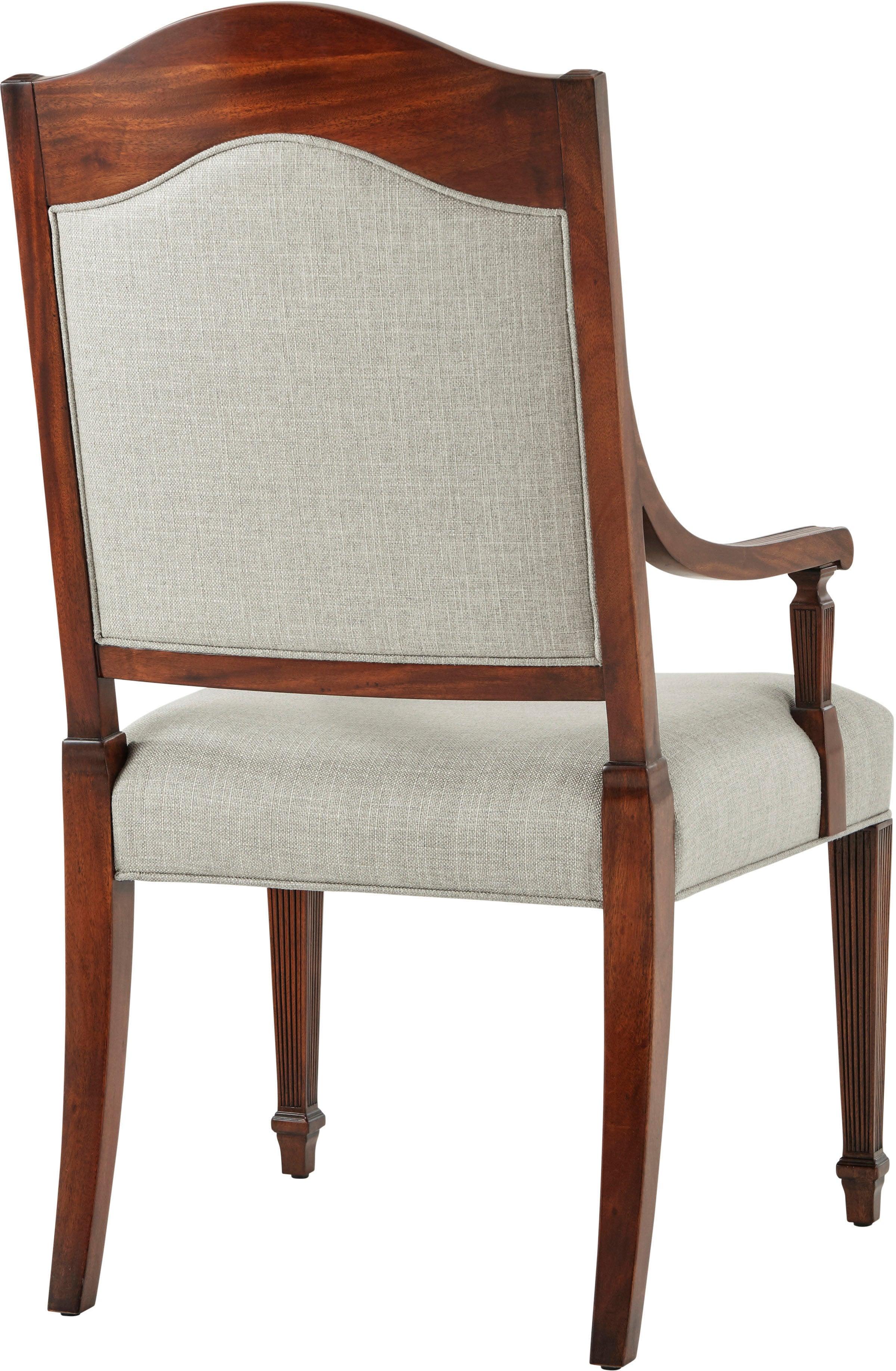 Sheraton's Satinwood Armchair - Set Of 2 - Frankwebs