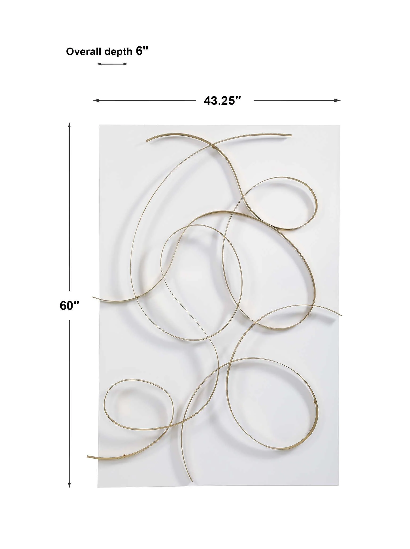 Freehand Modern Metal Wall Panel - Frankwebs