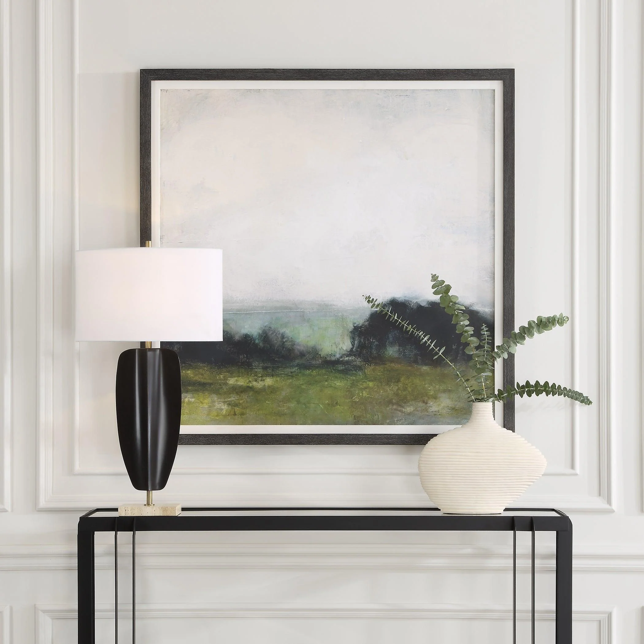 First View Of The Water Framed Print - Frankwebs