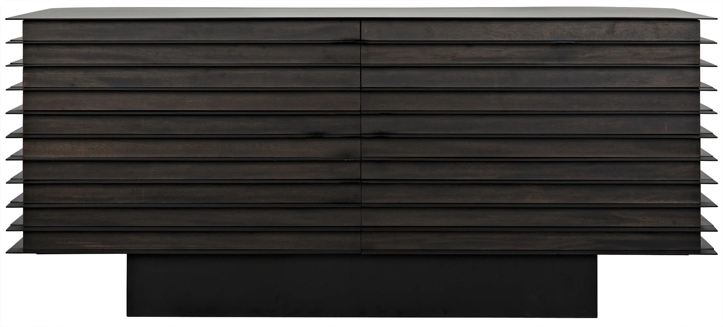 Elevation Sideboard, Ebony Walnut with Steel - Frankwebs