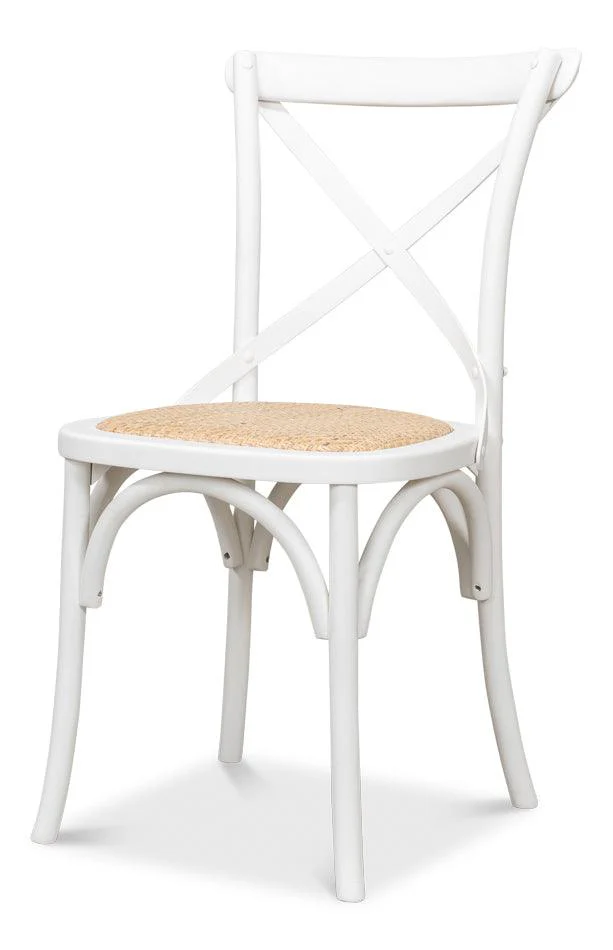 Tuileries Side Chair - White - Set of 2 - Frankwebs