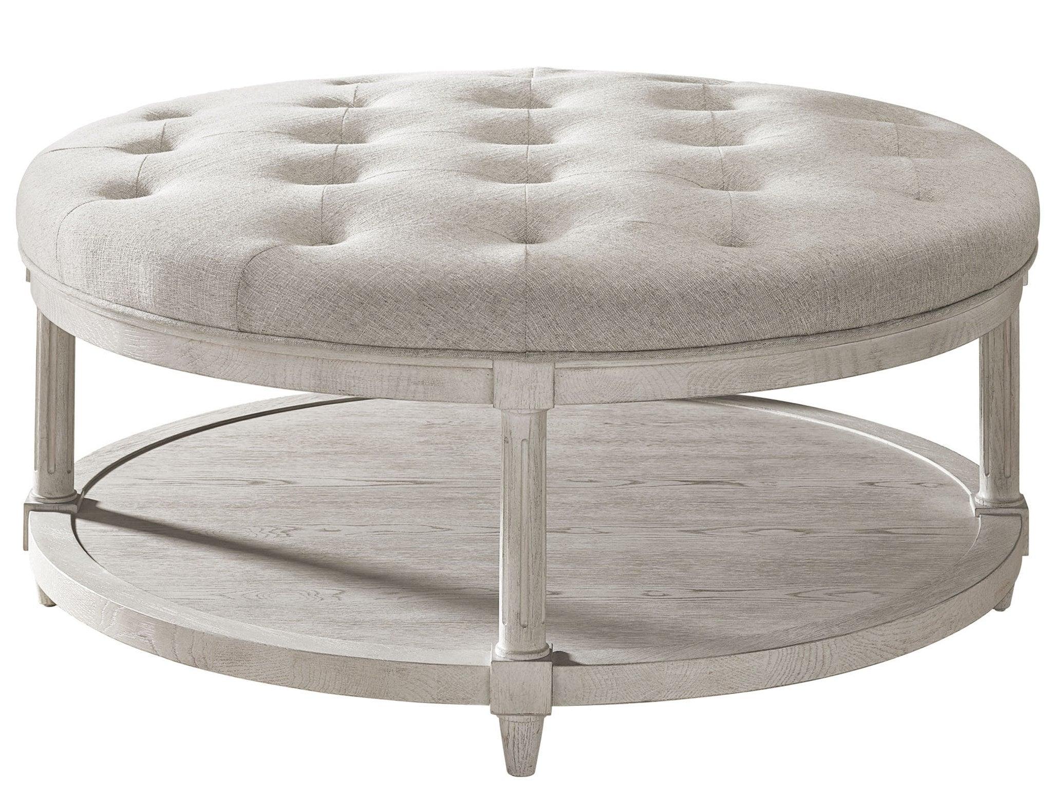 Past Forward Lacie Round Ottoman - Frankwebs