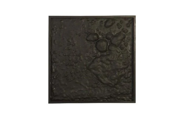 SPLOTCH DENSE SILVER WALL ART - Frankwebs