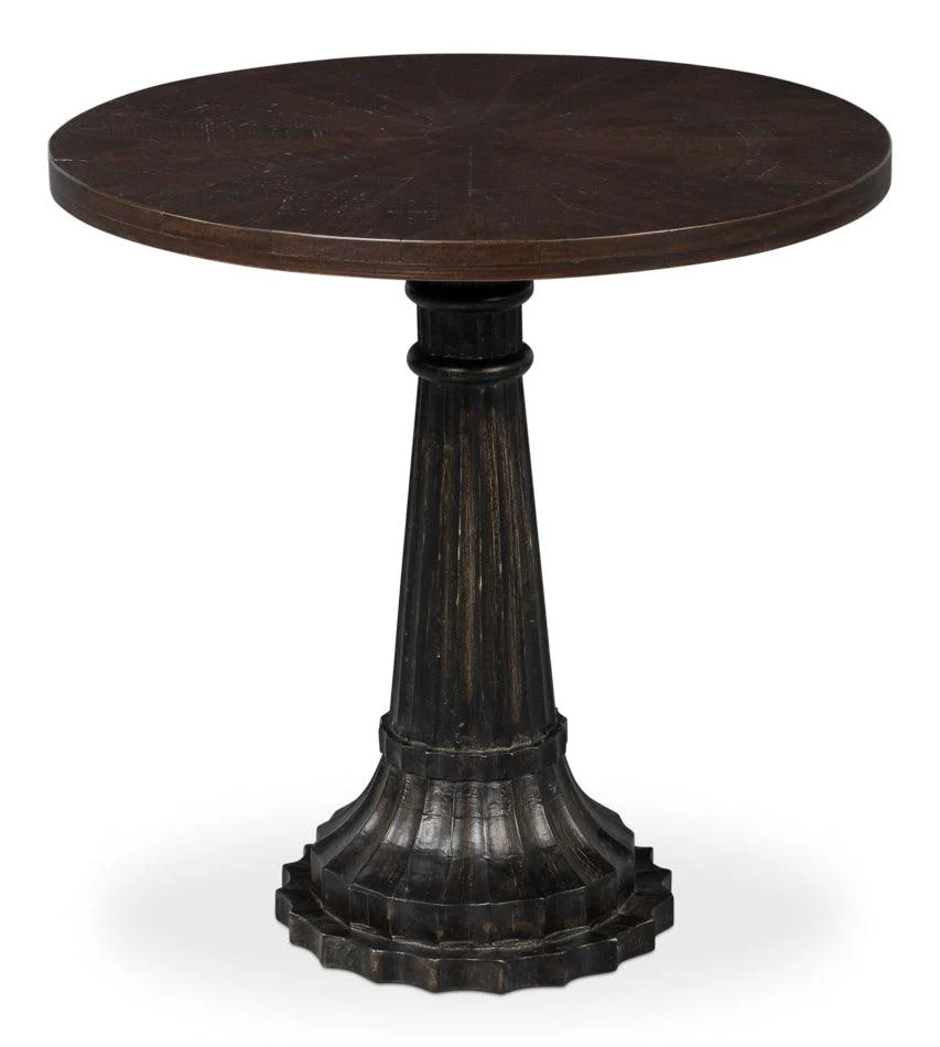 Alister Round End Table - Frankwebs