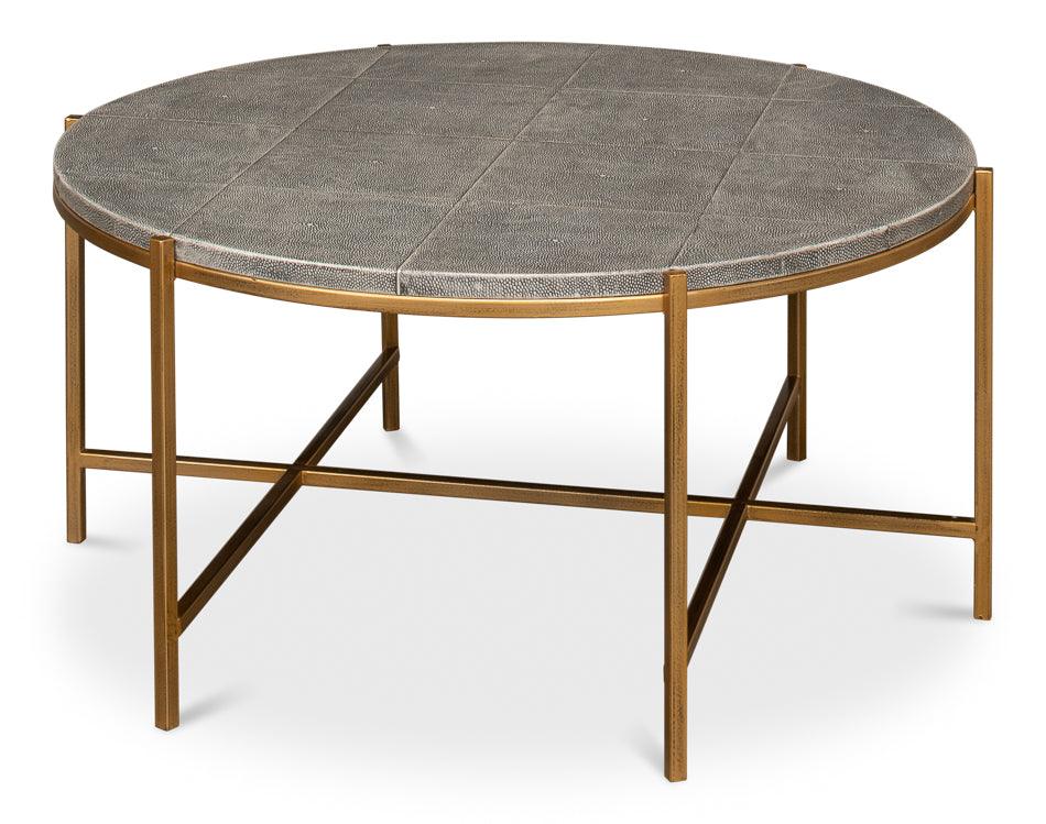 Grey Shagreen Coffee Table - Frankwebs