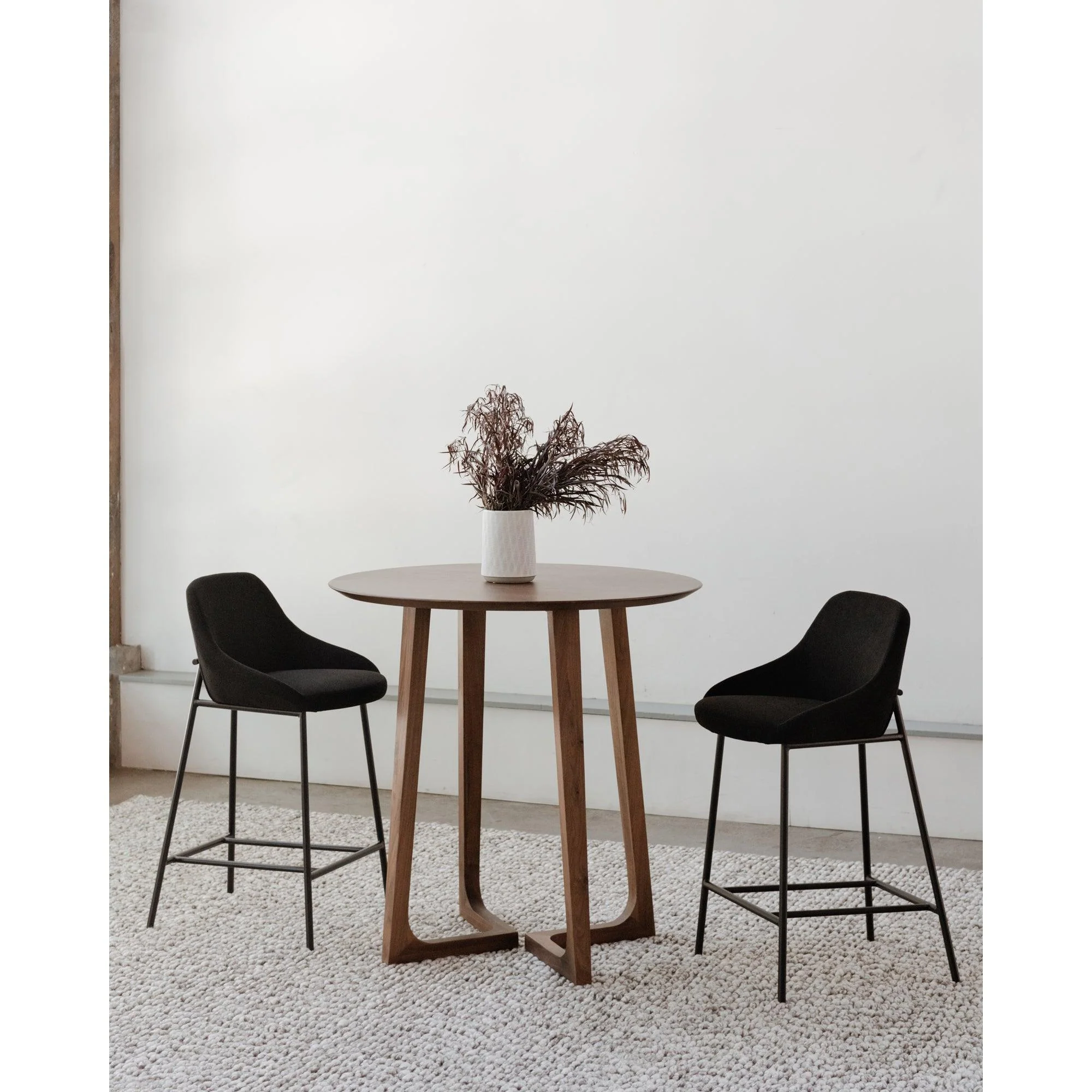 Shelby Counter Stool Black - Frankwebs