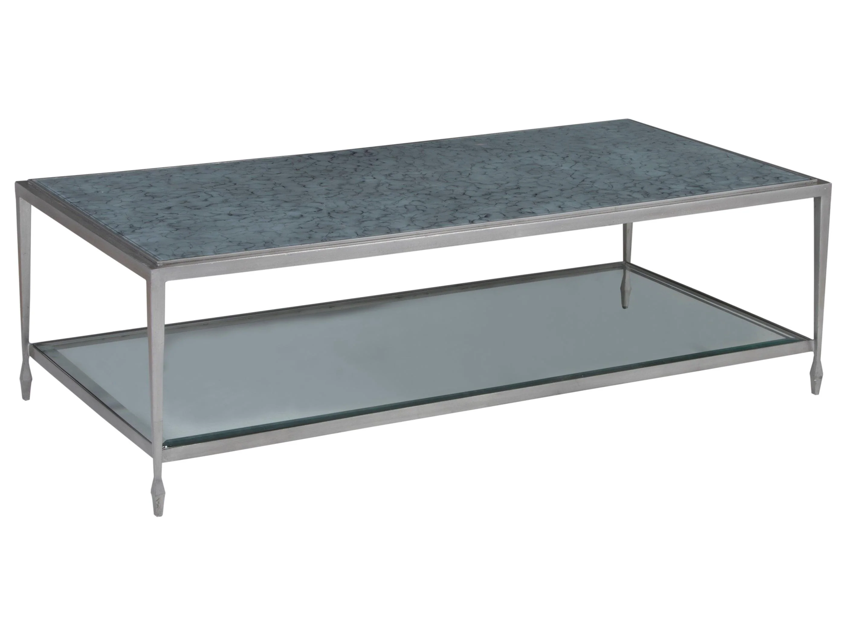 Signature Designs Sashay Silver Rectangular Cocktail Table - Frankwebs