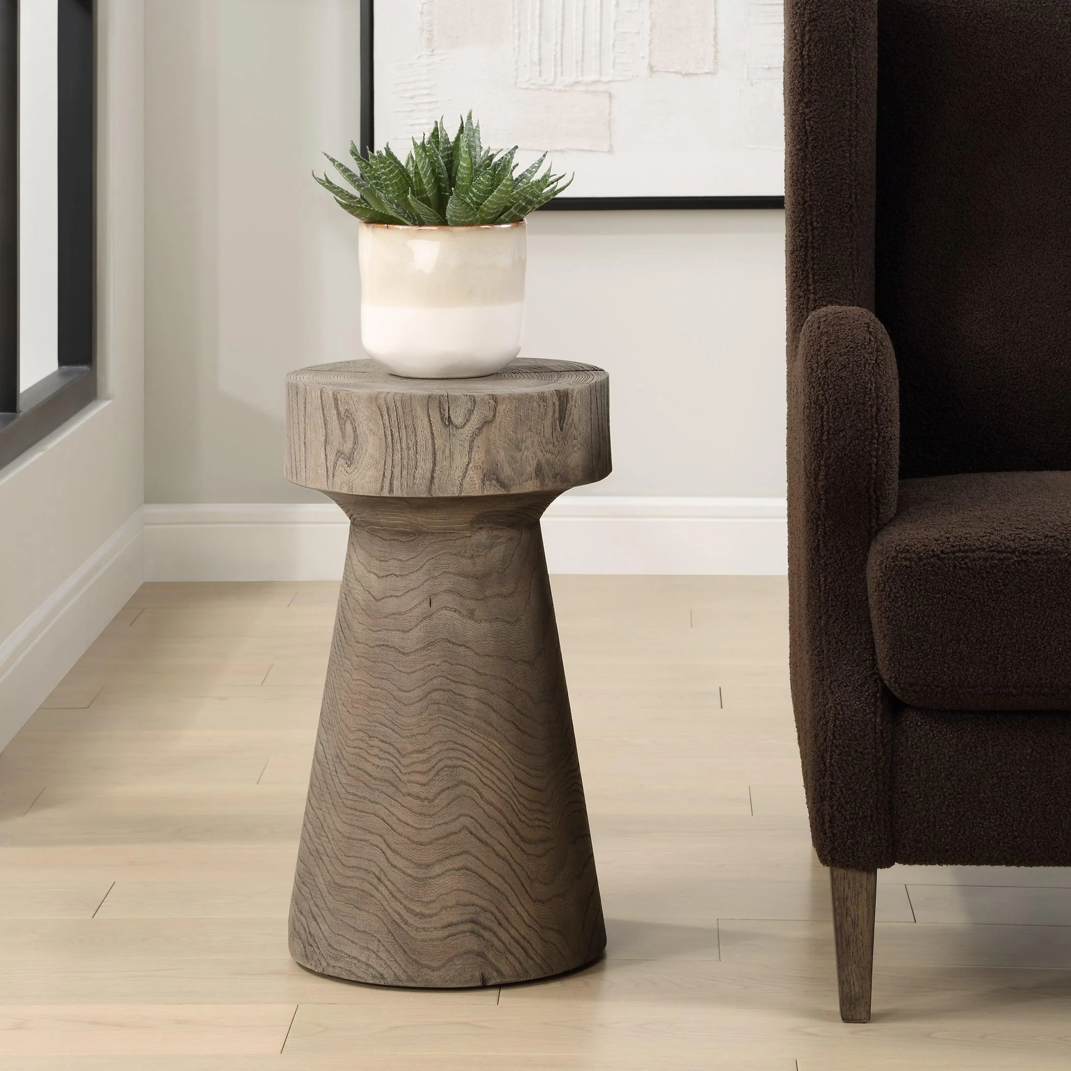 Tree Trails Oak Accent Table - Frankwebs