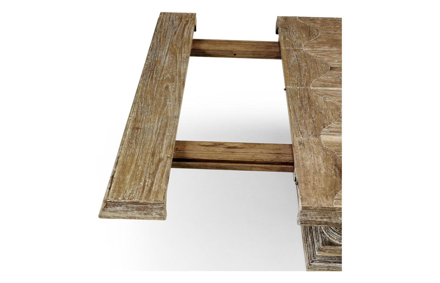 Casual Accents Medium Driftwood Rustic Dining Table - Frankwebs