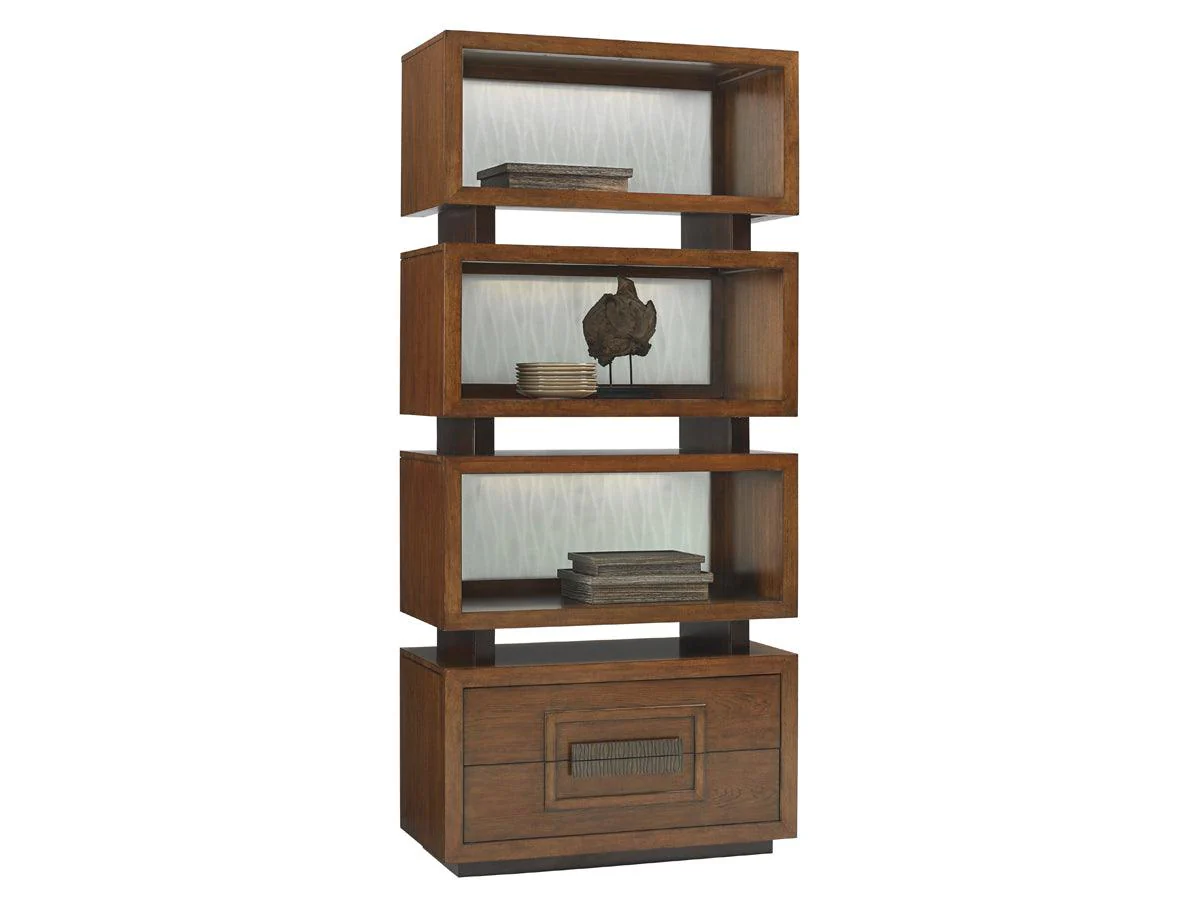 Island Fusion Tonga Tiered Bookcase - Frankwebs