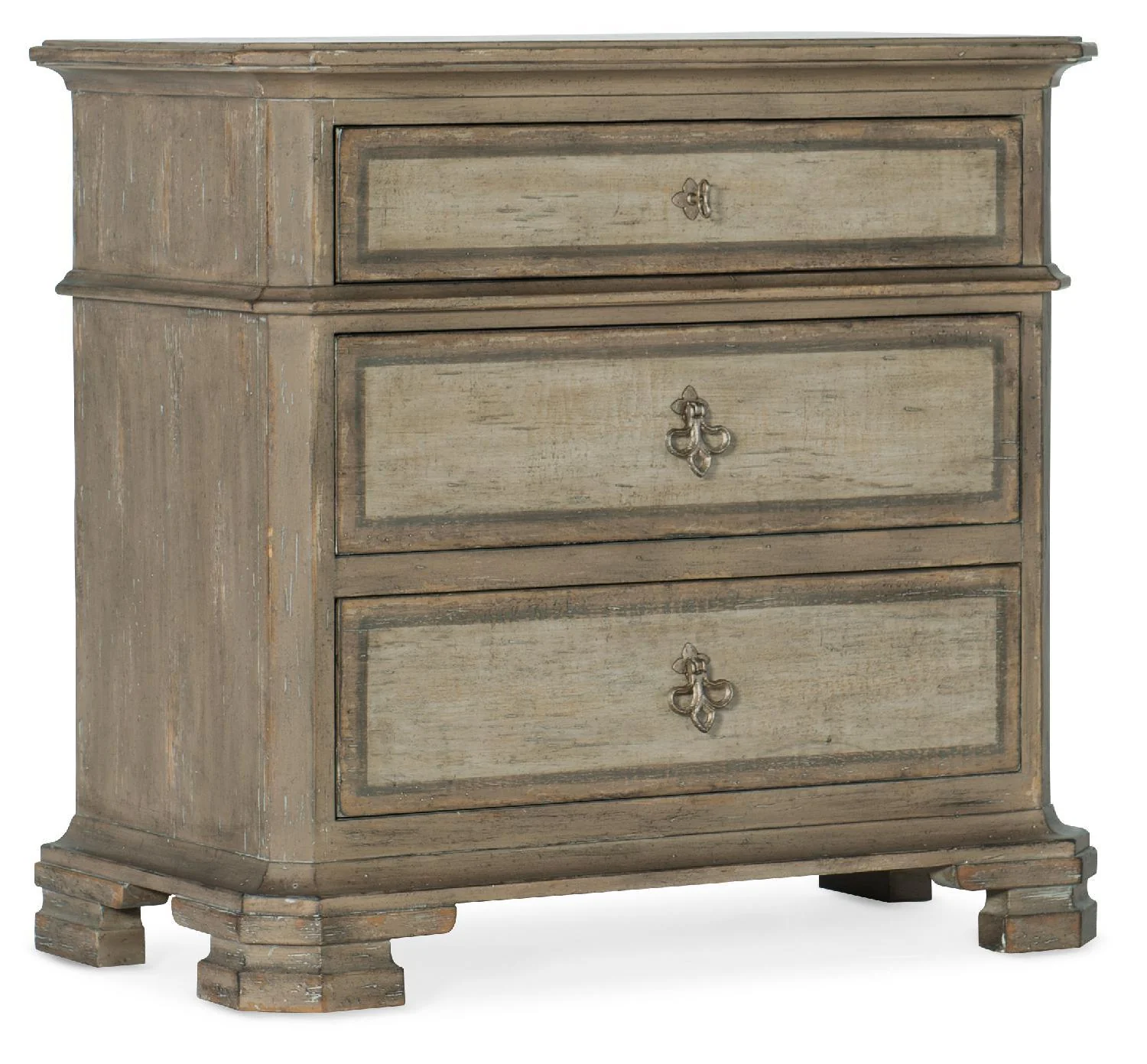 Alfresco Palmieri Three-Drawer Nightstand - Frankwebs