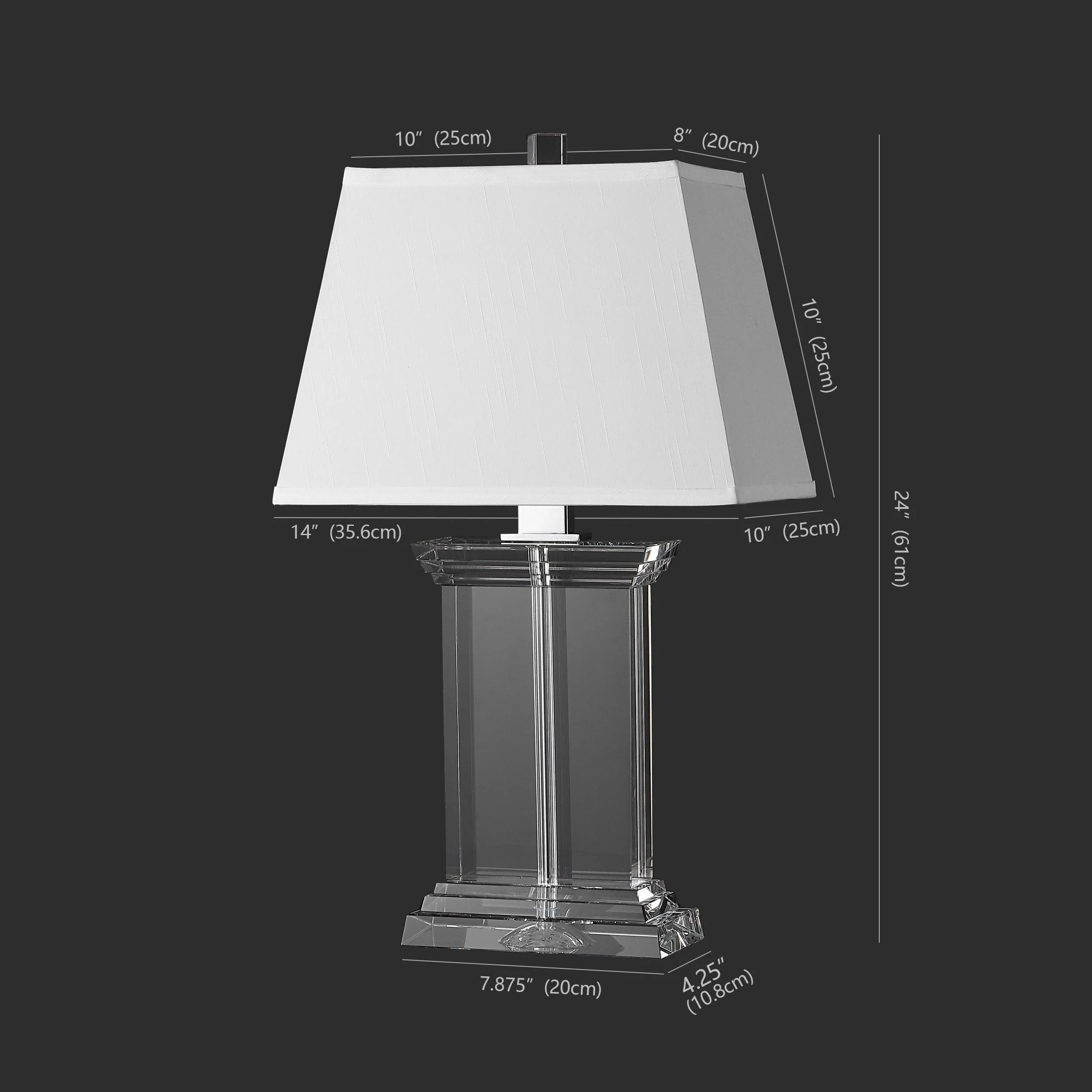 SCHMIDT CRYSTAL TABLE LAMP - Frankwebs