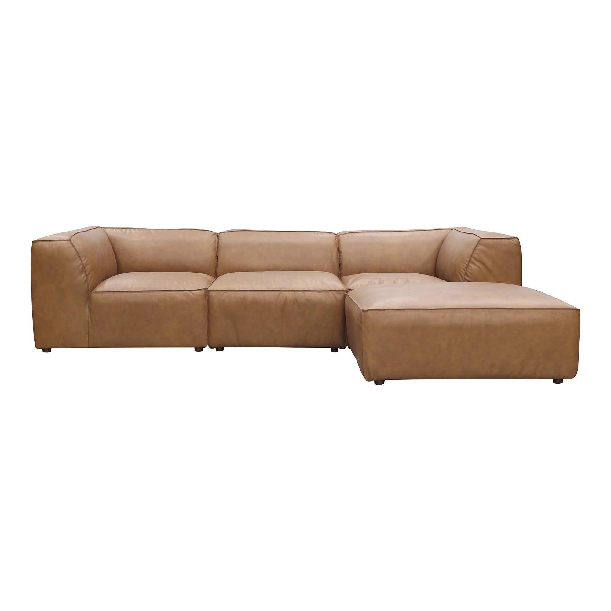 Form Lounge Modular Sectional Sonoran Tan Leather - Frankwebs