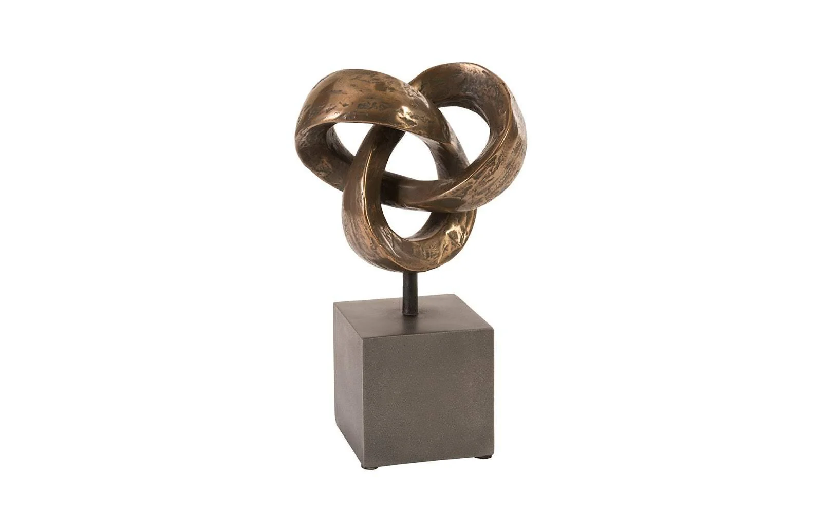 Trifoil Table Sculpture, Bronze - Frankwebs