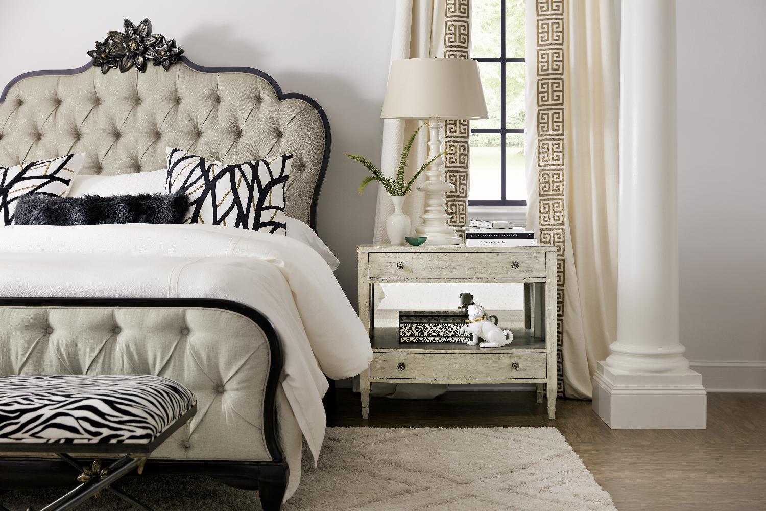 Sanctuary Gemme Two Drawer Nightstand - Frankwebs