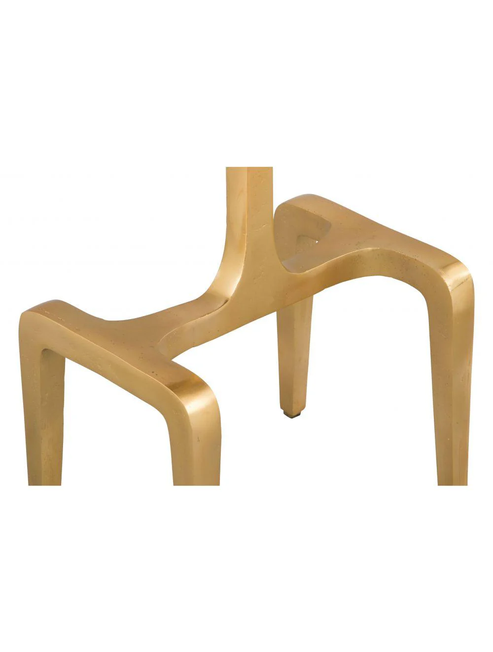 Clement Marble Side Table White & Gold - Frankwebs