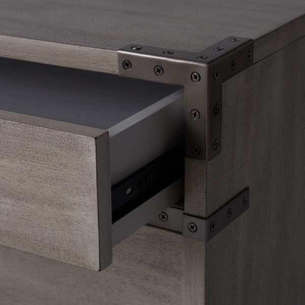 NISHA 3 DRAWER WOOD NIGHTSTAND - Frankwebs