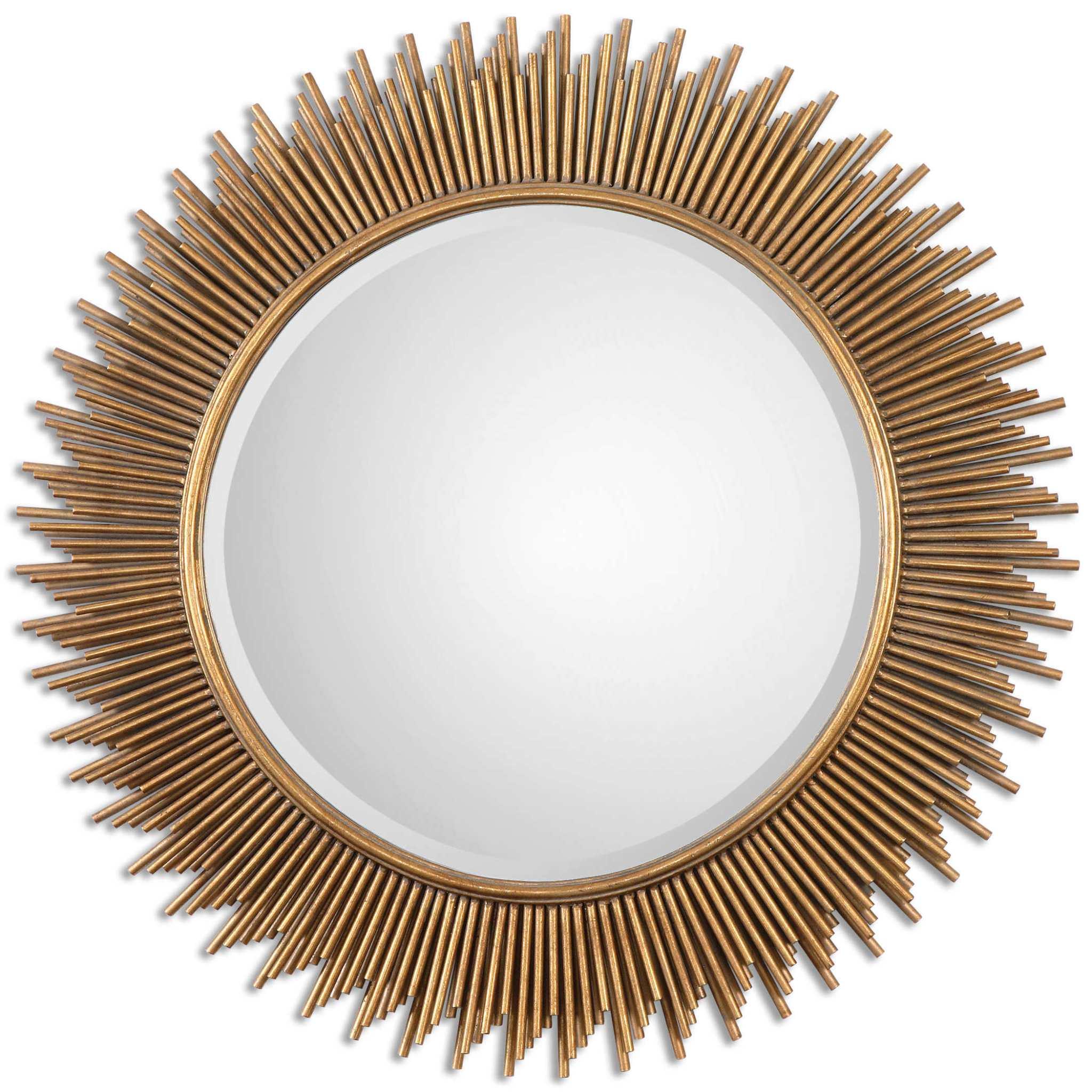 MARLO ROUND GOLD MIRROR - Frankwebs