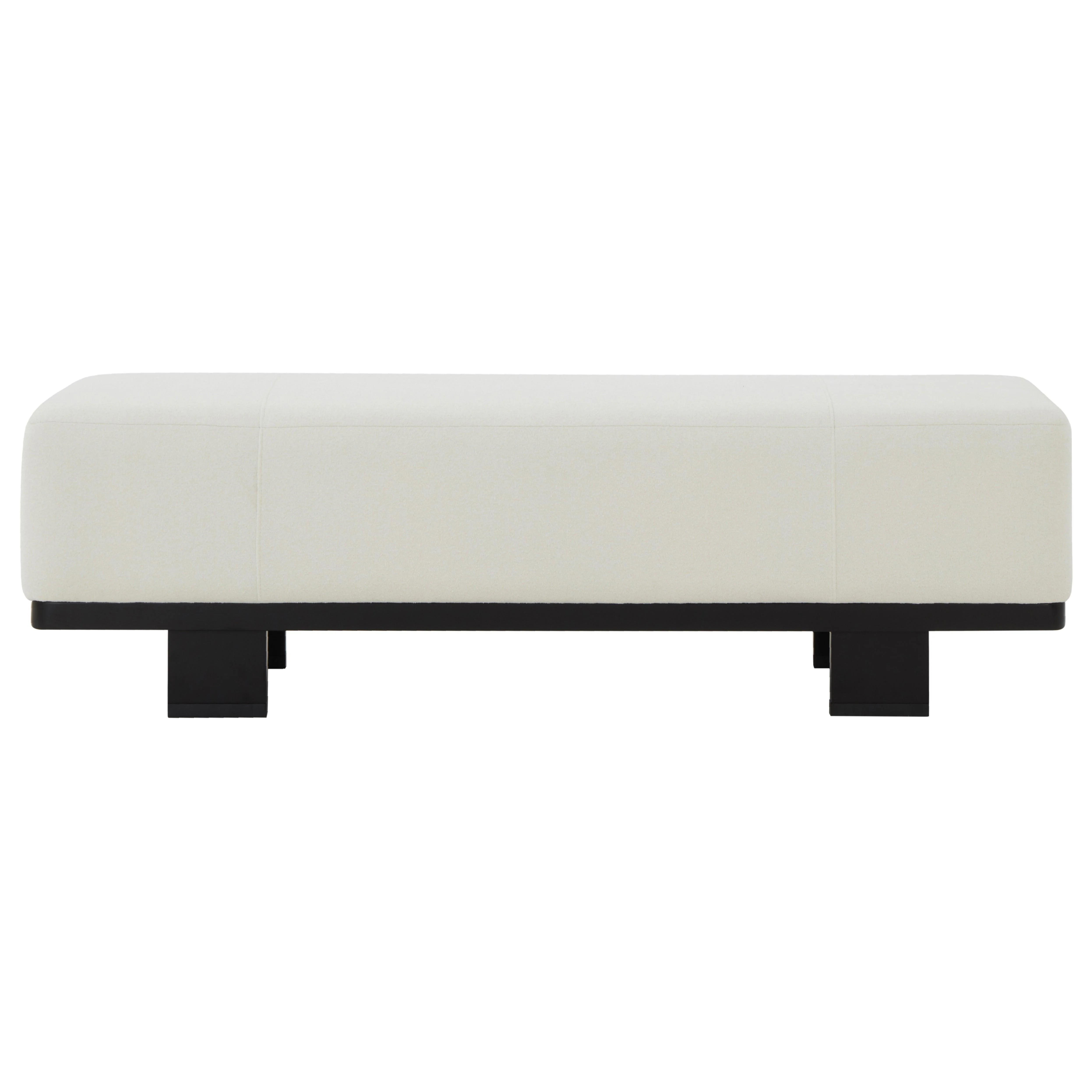 ABRIANNA WOOD BASE BENCH - Frankwebs