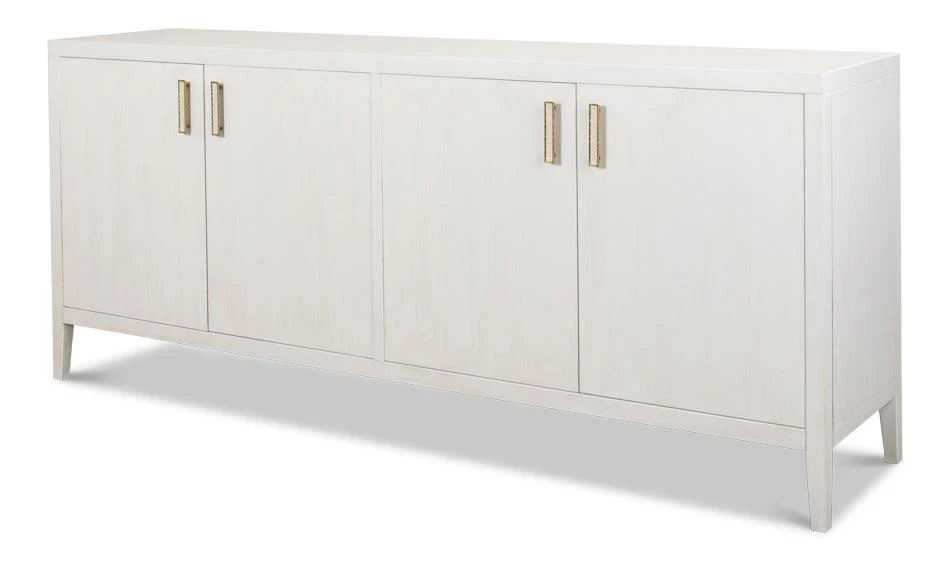 Blanco 4 Door Buffet - Cortina White - Frankwebs