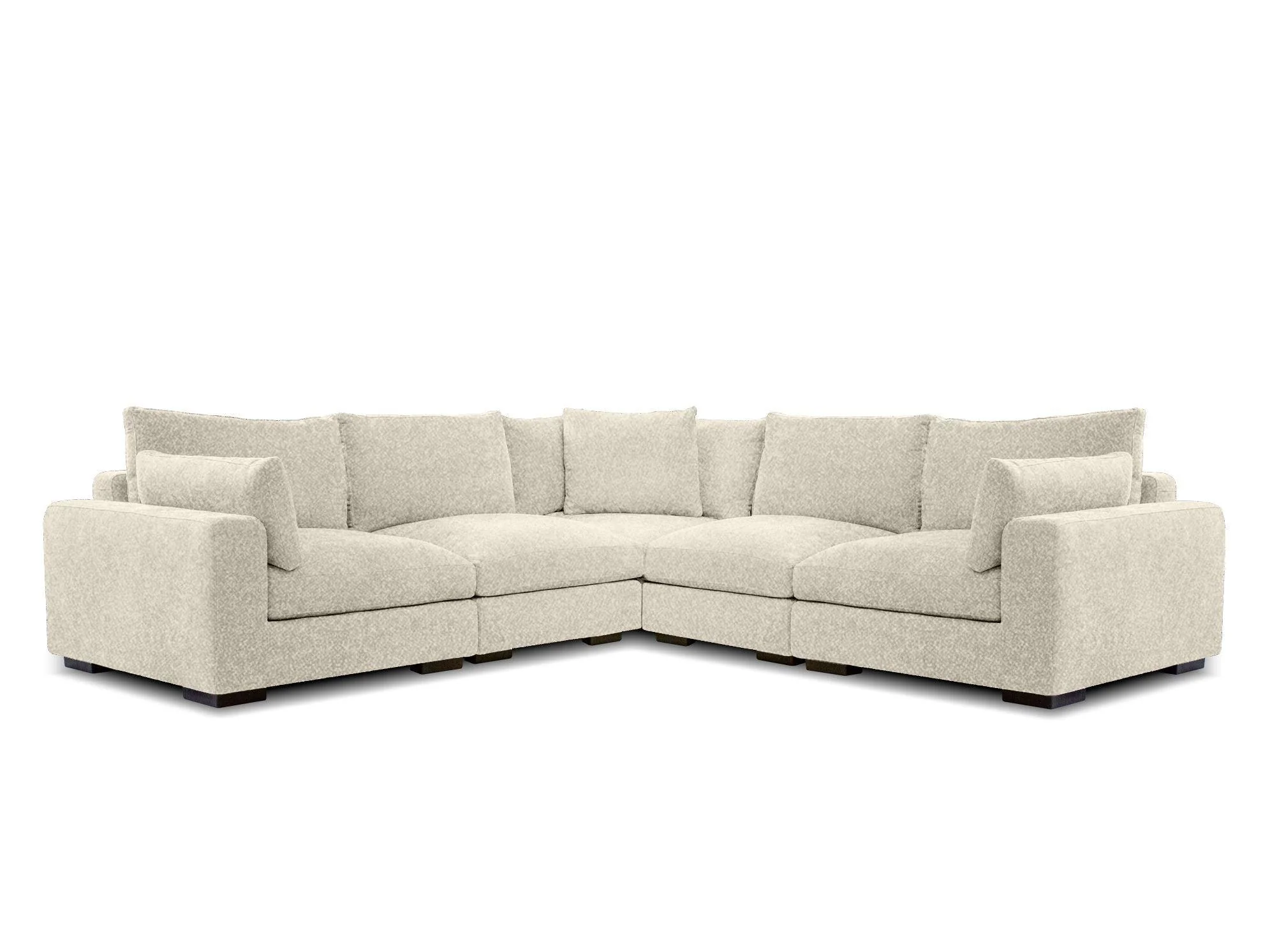 ONZA Sectional 5-Piece (Corner, LAF, 2 Armless, RAF) - Frankwebs