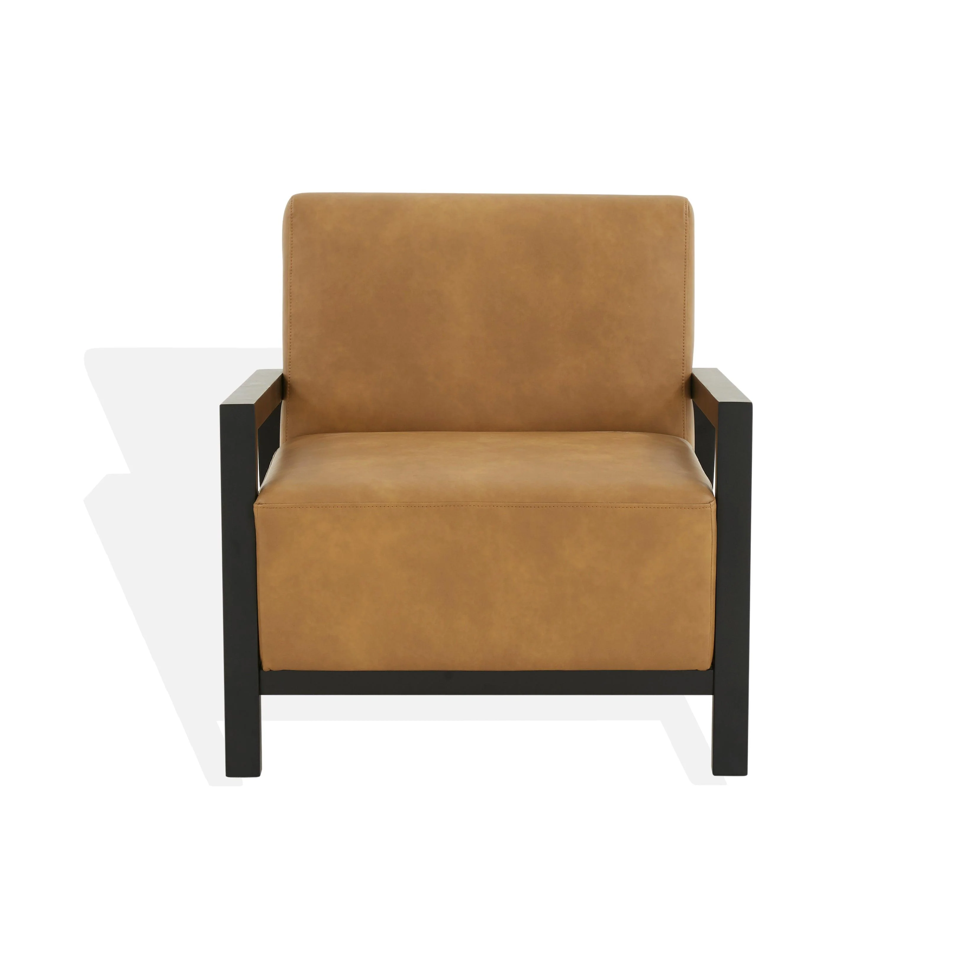 ROSELLE VEGAN LEATHER ACENT CHAIR - Frankwebs