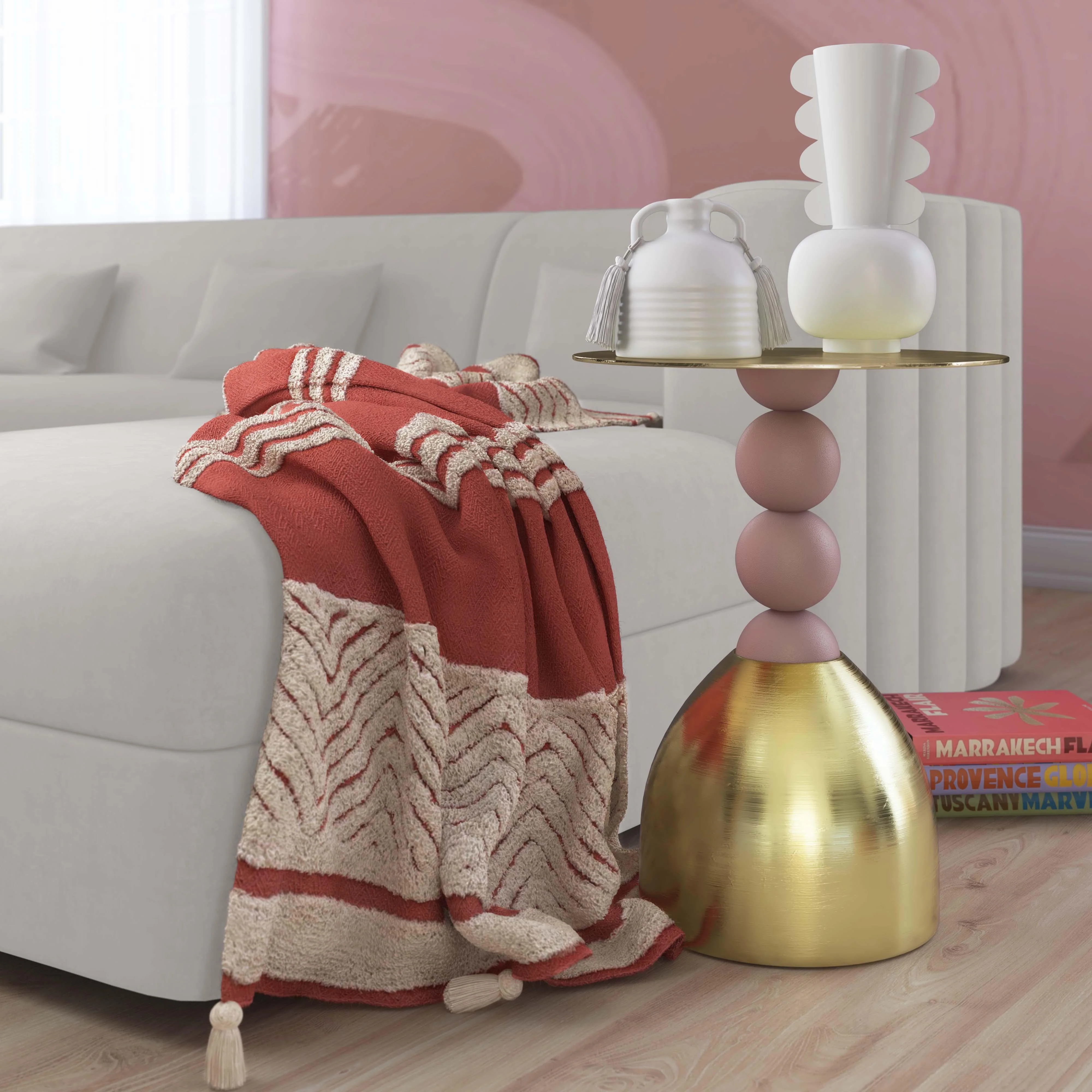 Daleyza Gold Side Table - Frankwebs