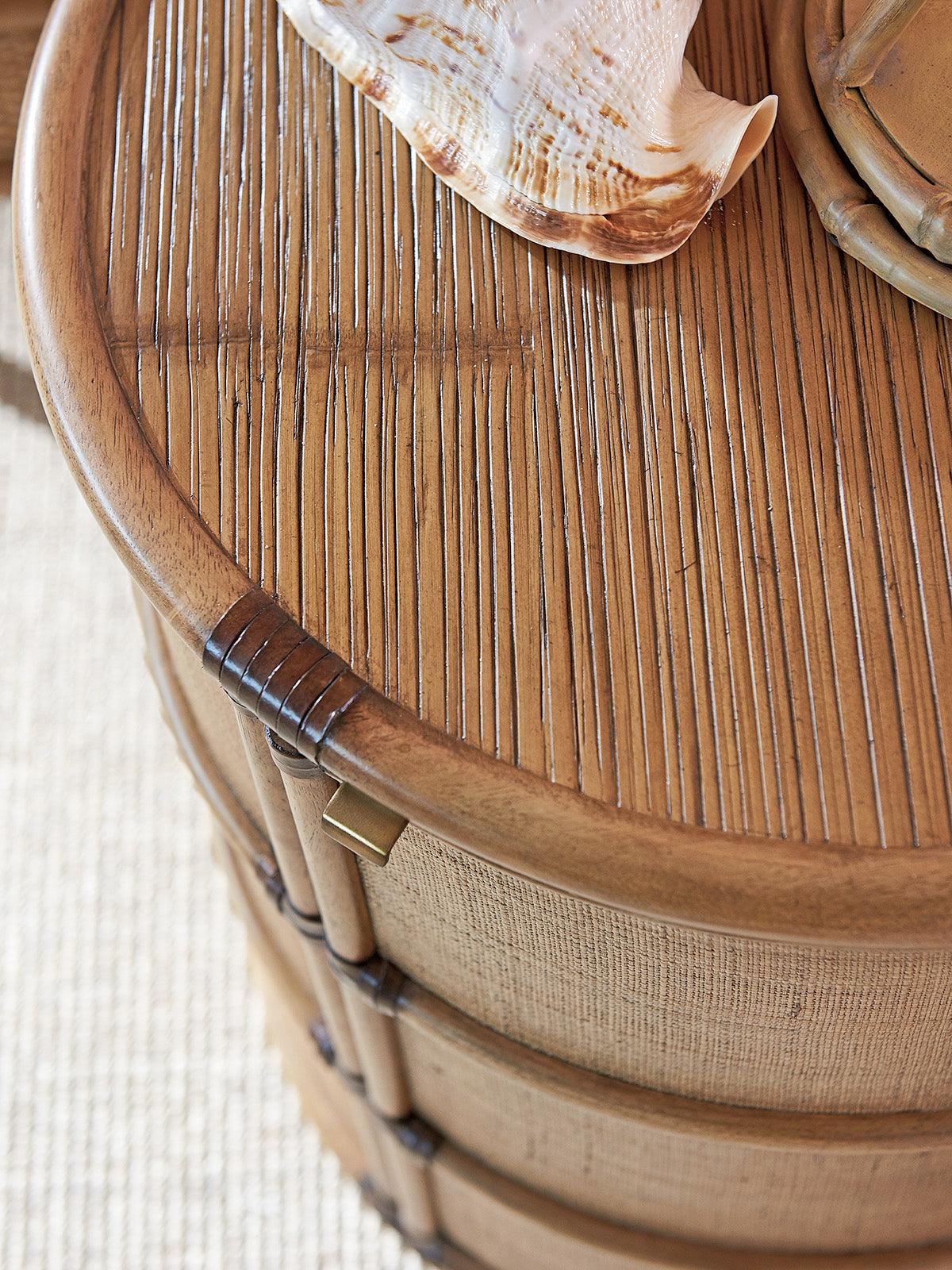 Twin Palms Cassada Drum Table - Frankwebs