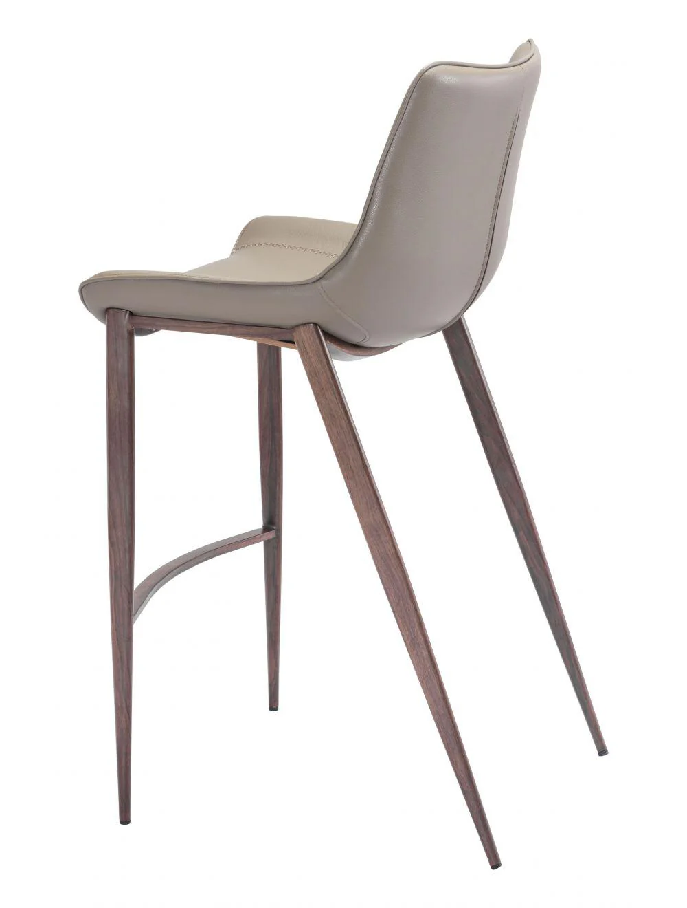 Magnus Bar Chair (Set of 2) Gray & Walnut - Frankwebs