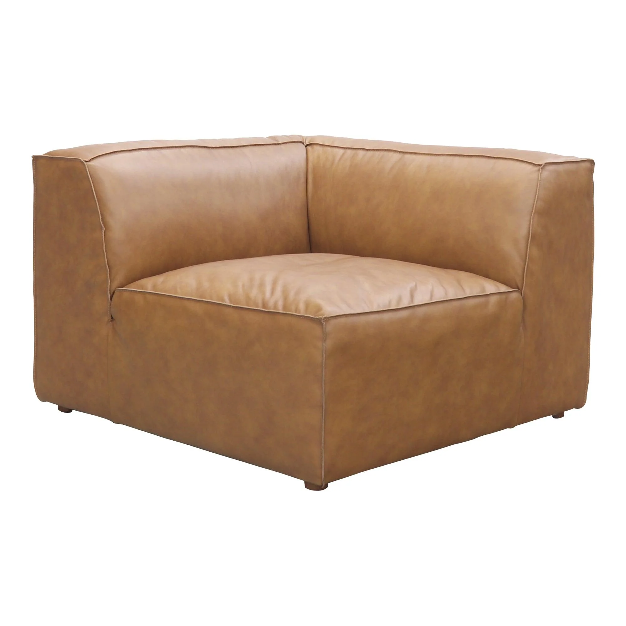 Form Corner Chair Sonoran Tan Leather - Frankwebs