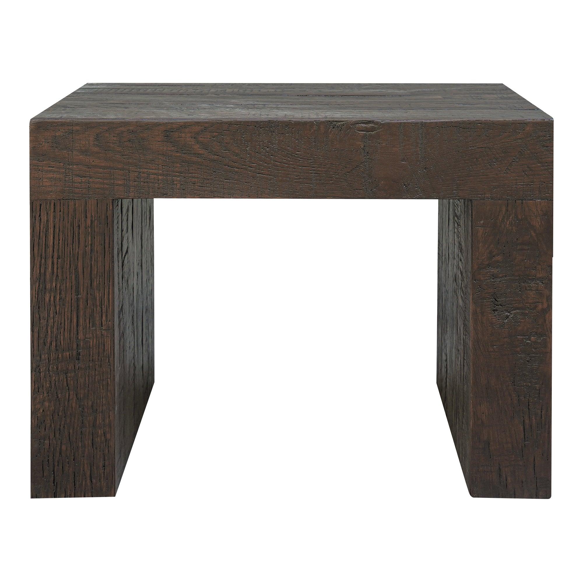 Evander Dining Stool Rustic Brown - Frankwebs