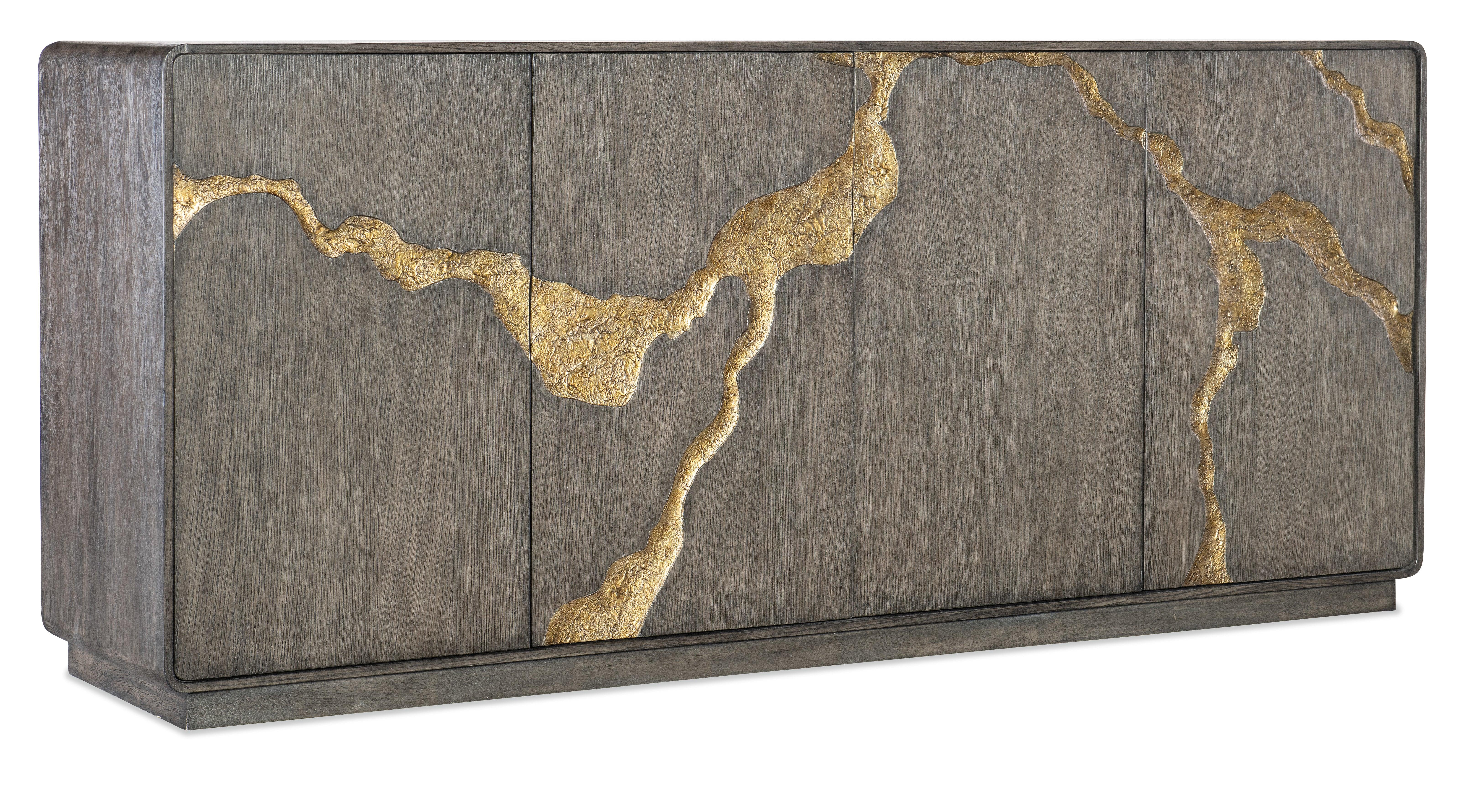 Melange Fissured Entertainment Credenza - Frankwebs
