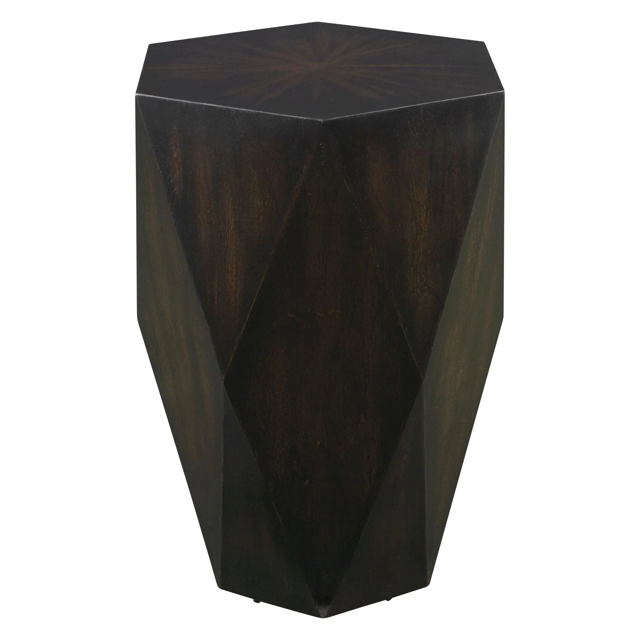 Volker Black Wooden Side Table - Frankwebs