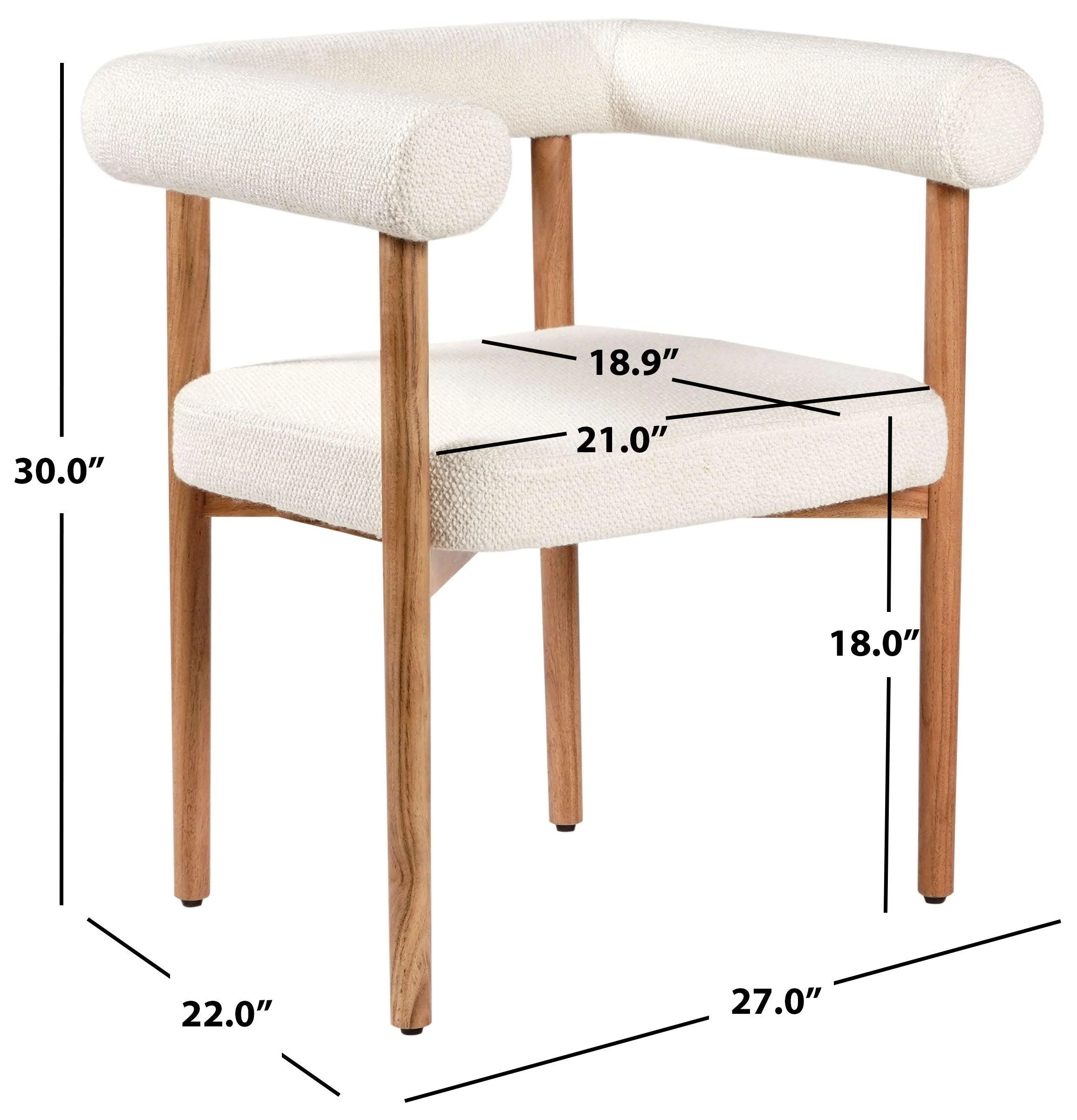CARRIGAN UPHOLSTERED DINING CHAIR - Frankwebs