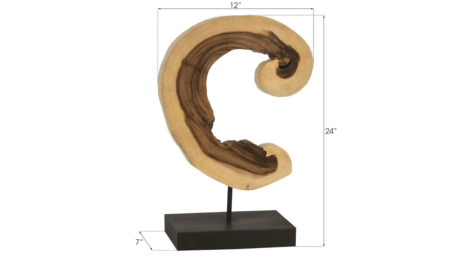 Creature Sculpture on Stand, Natural - Frankwebs