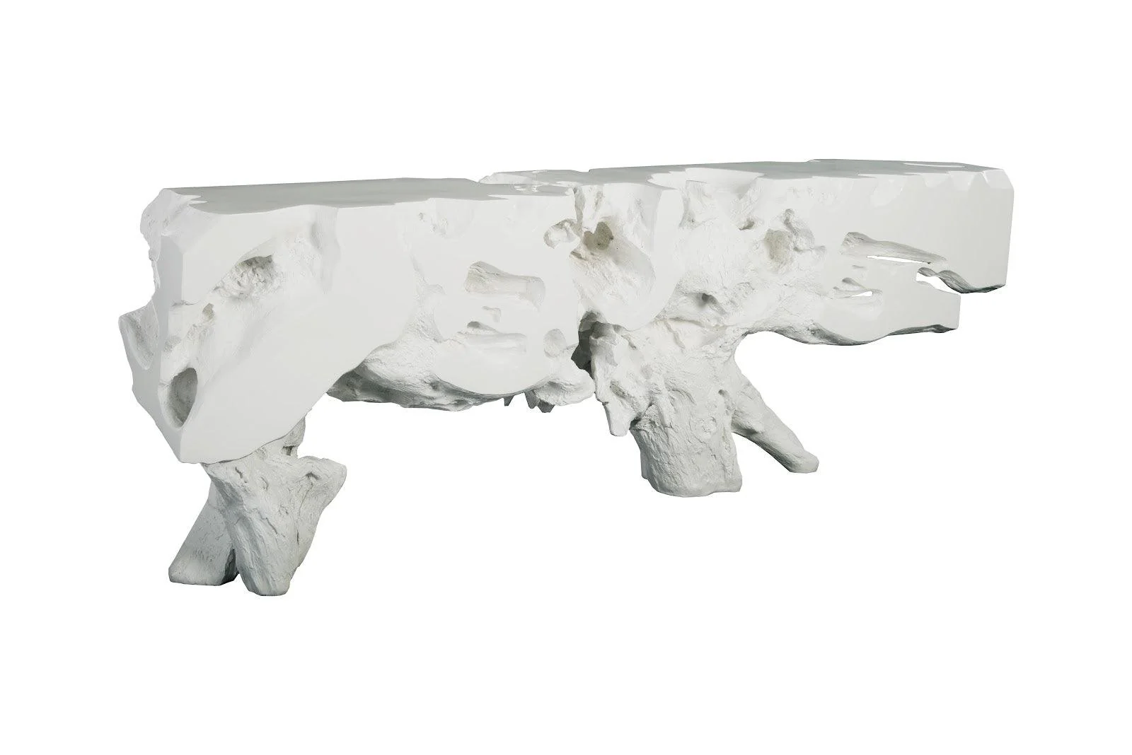 Freeform Console Table, Gel Coat White, Extra Large - Frankwebs