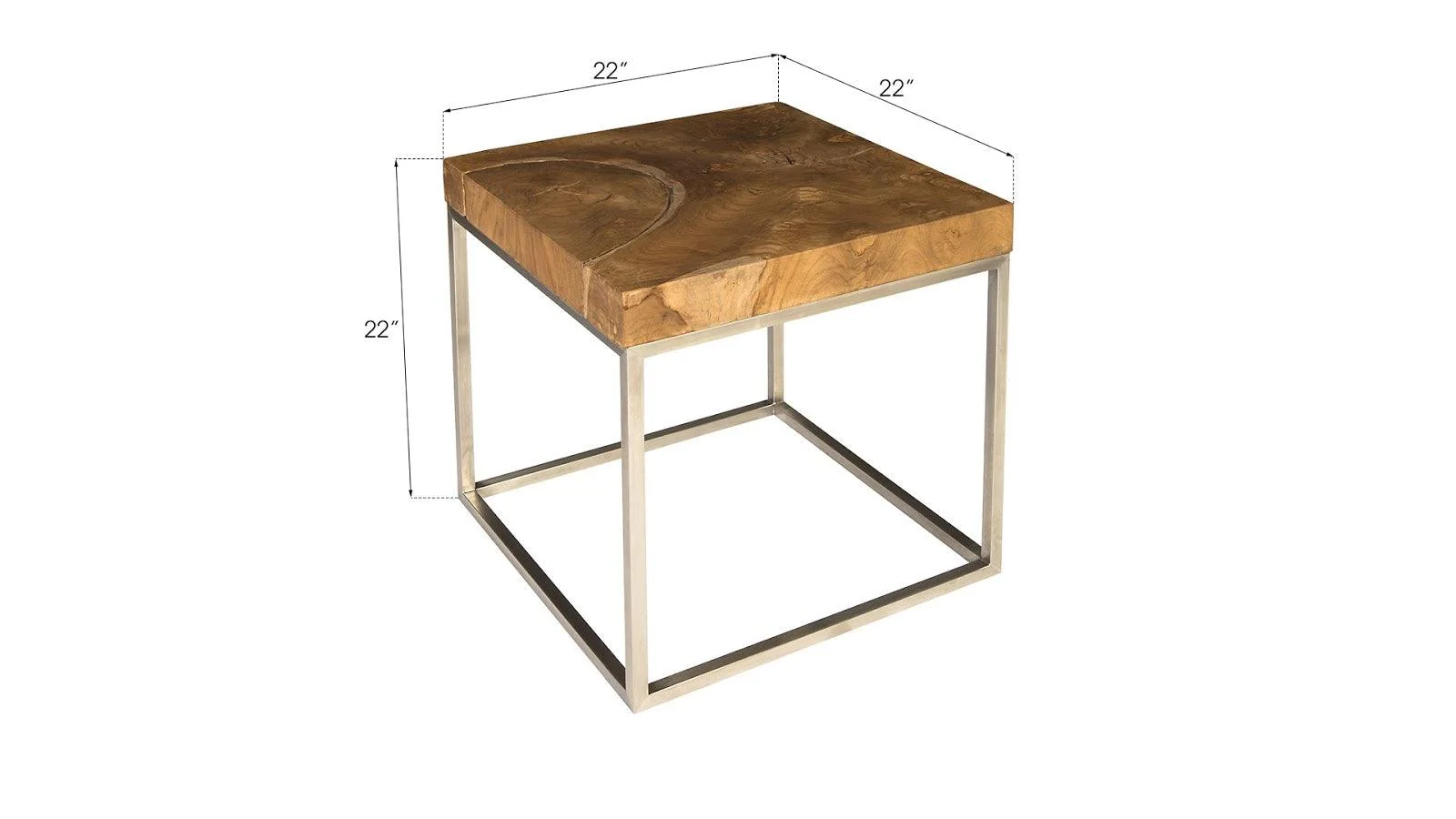 Teak Puzzle Side Table - Frankwebs