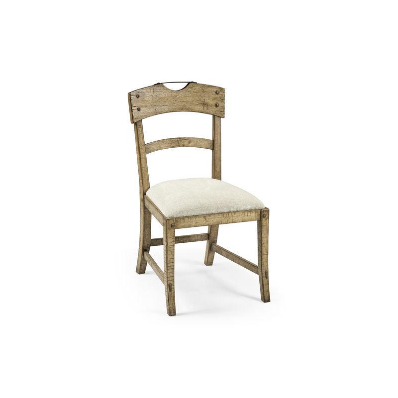 Casual Accents Light Driftwood Planked Side Chair - Frankwebs
