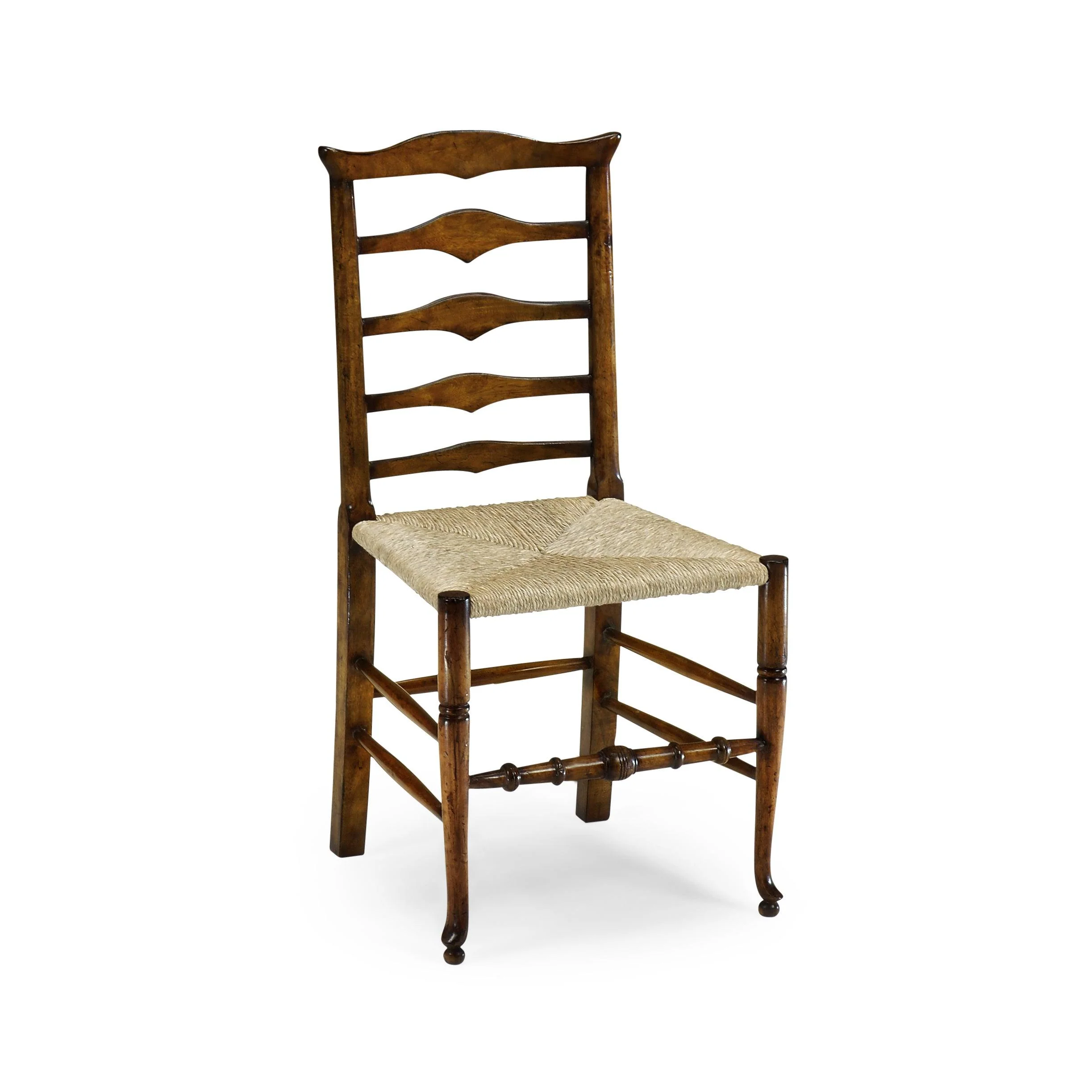 Casual Accents Walnut Triangular Ladderback Side Chair - Set of 2 - Frankwebs