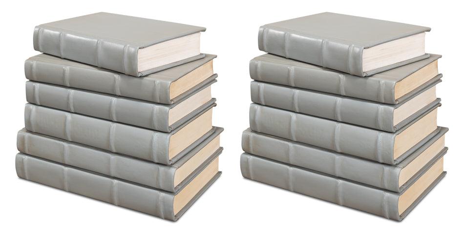 Books - Set Of 12 - Antique Grey - Frankwebs