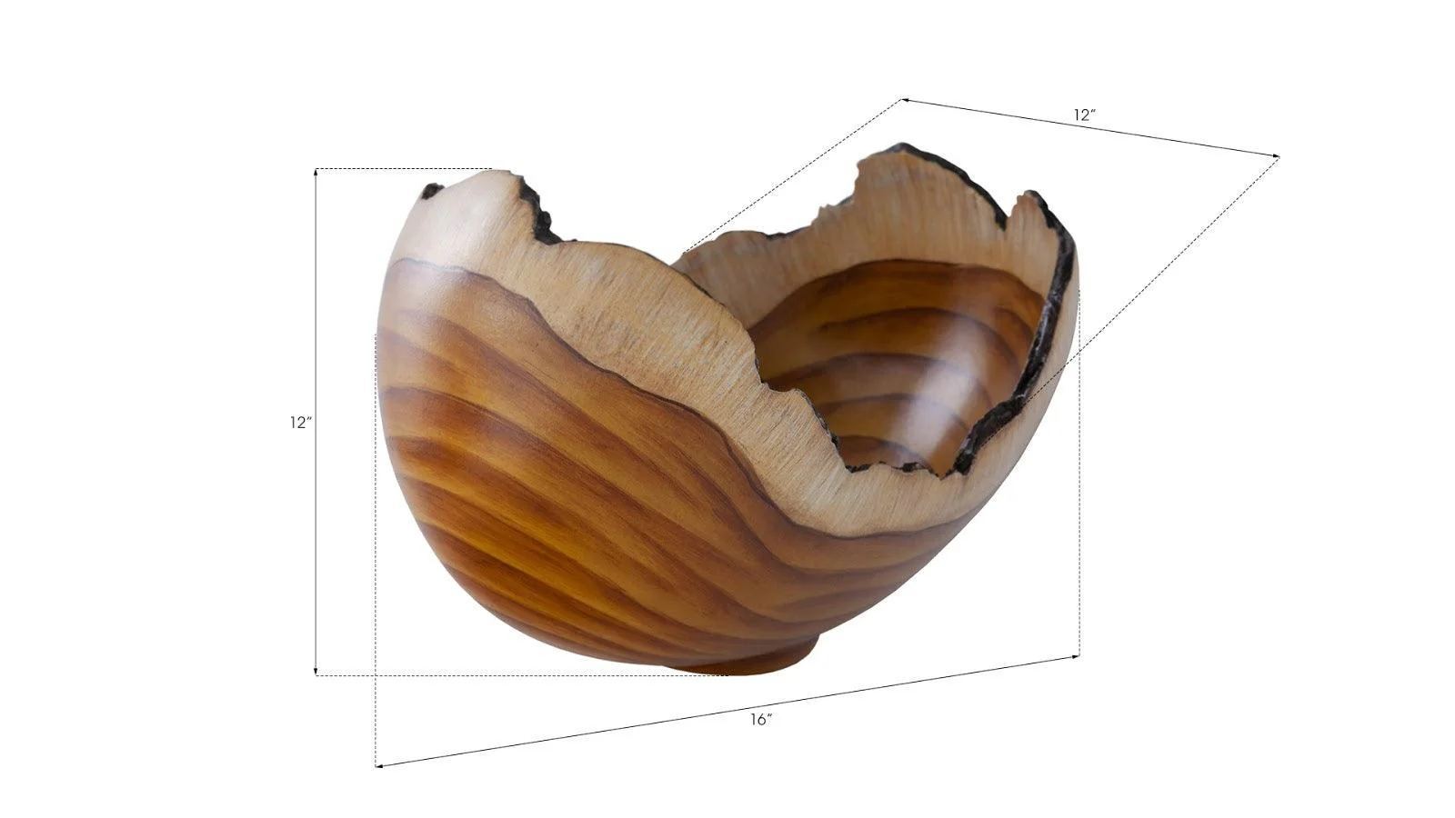 Burled Bowl, Faux Bois - Frankwebs