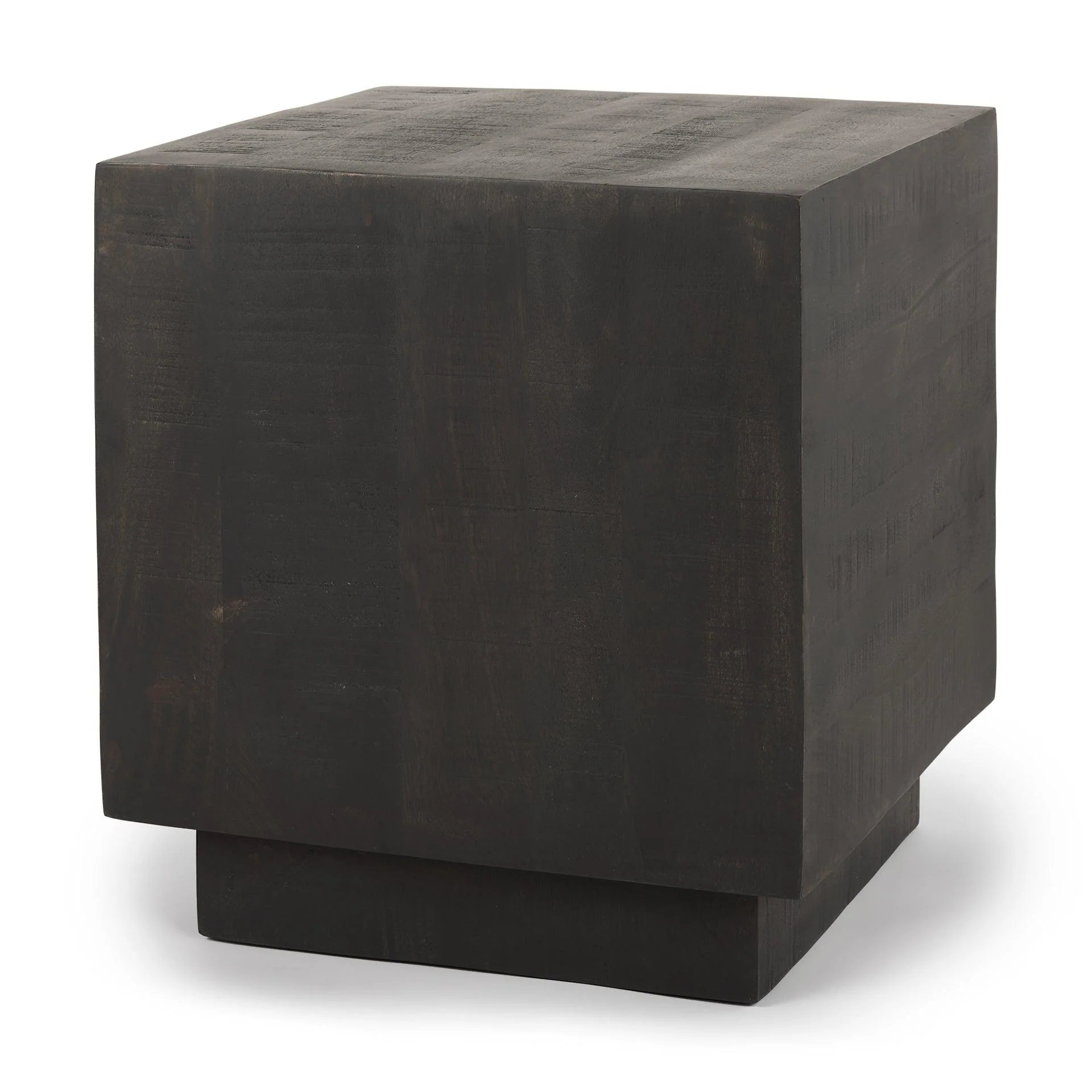 Hayden Dark Brown Wood End/Side Table - Frankwebs