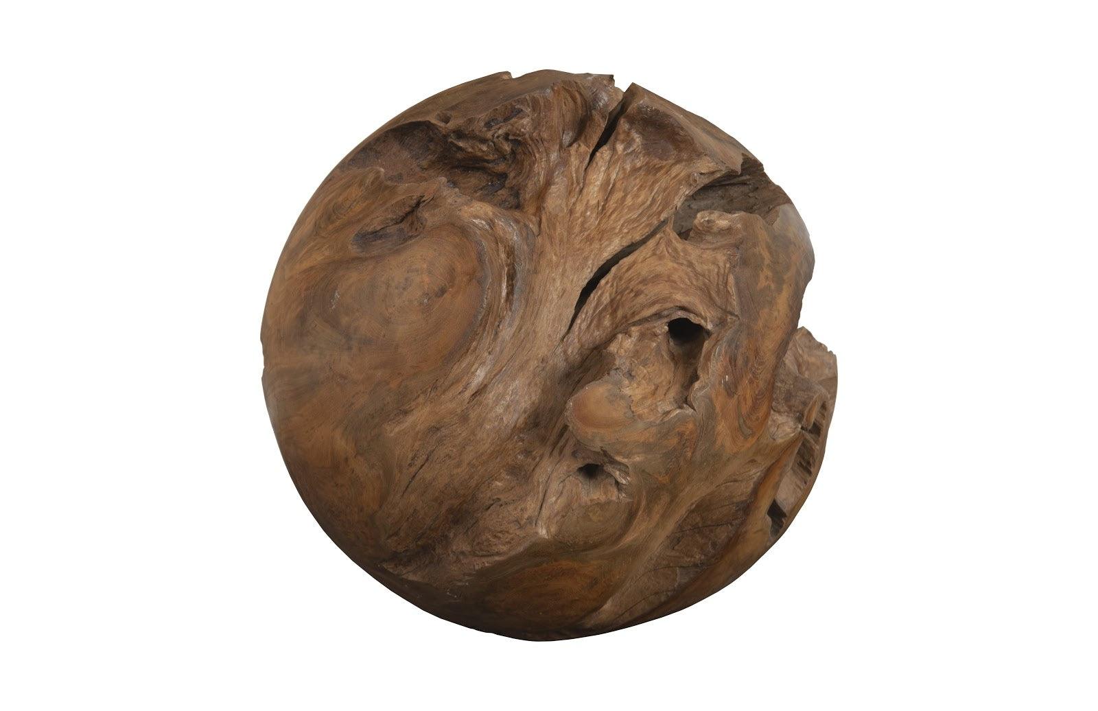Teak Wood Ball, Large - Frankwebs