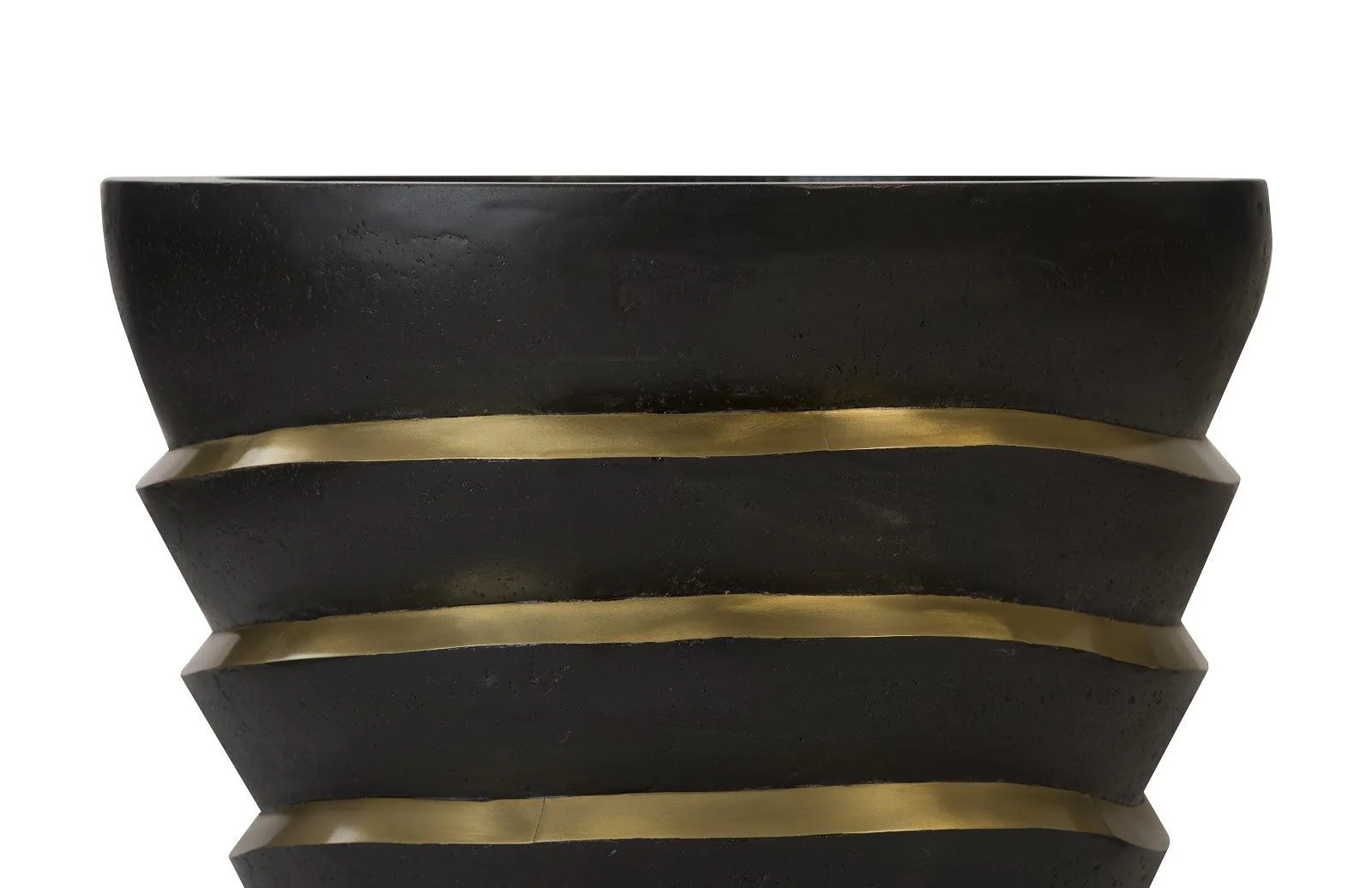 Terra Planter, Black, Brass - Frankwebs