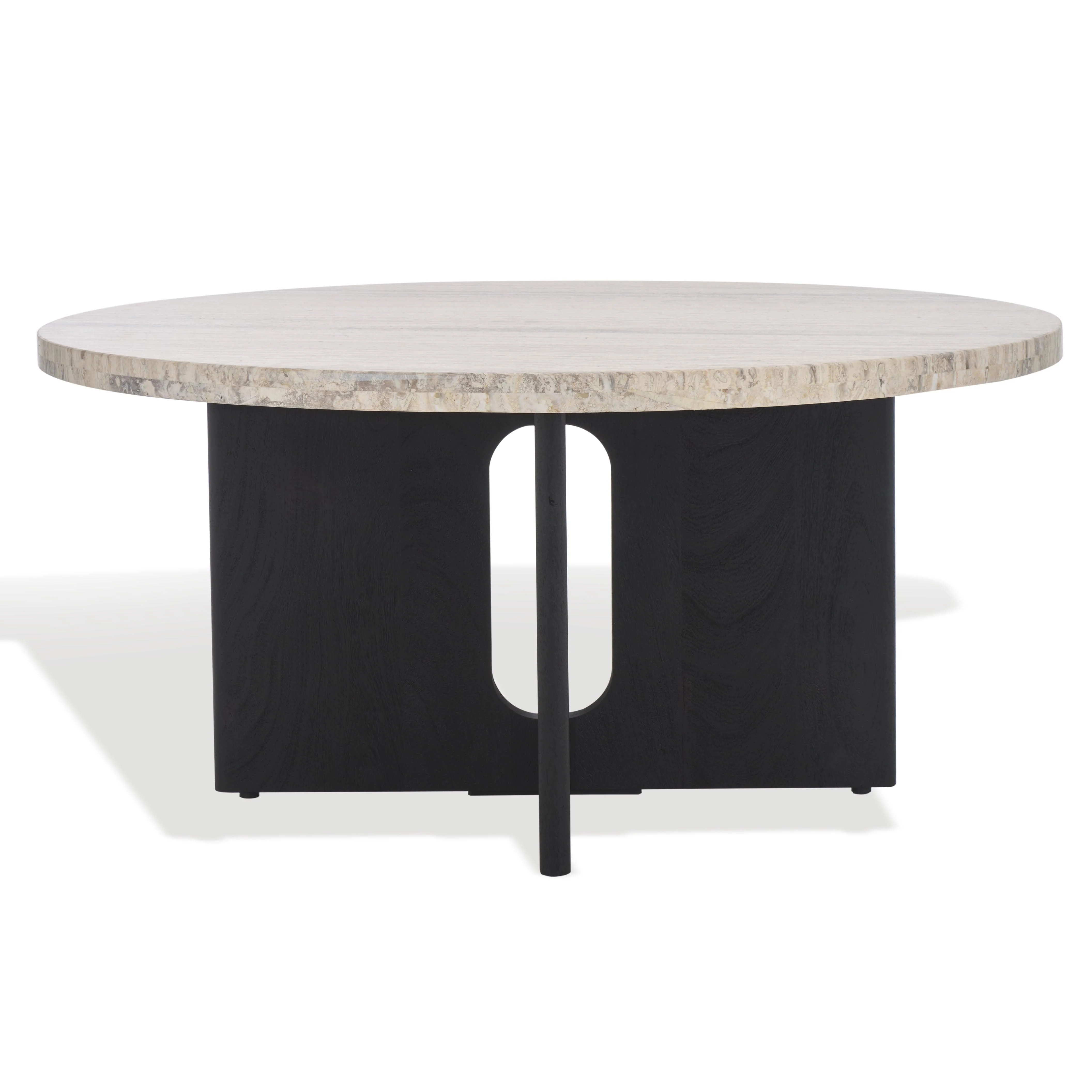 Shayna Travertine Coffee Table - Frankwebs