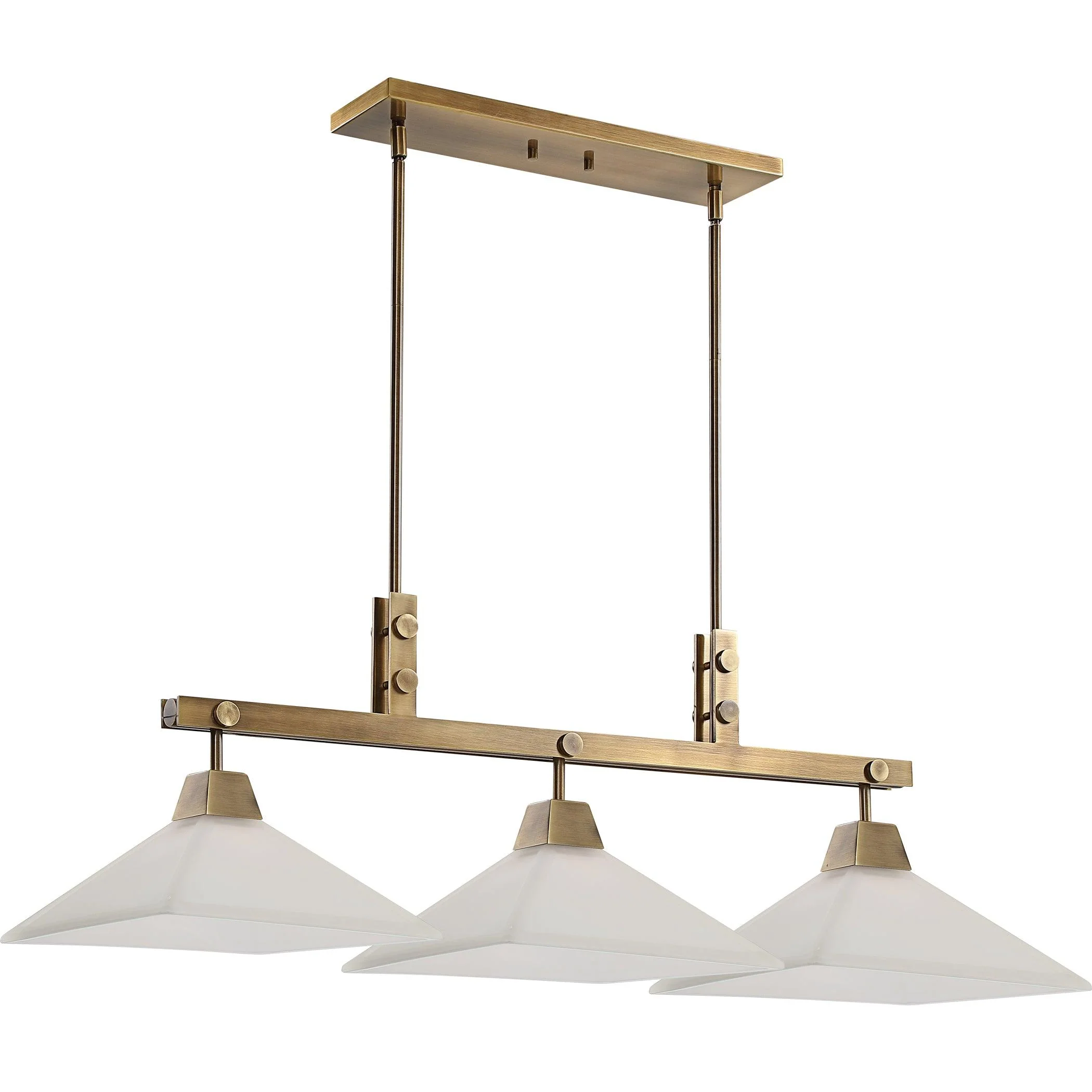 BROOKDALE INDUSTRIAL 3 LIGHT LINEAR CHANDELIER - Frankwebs