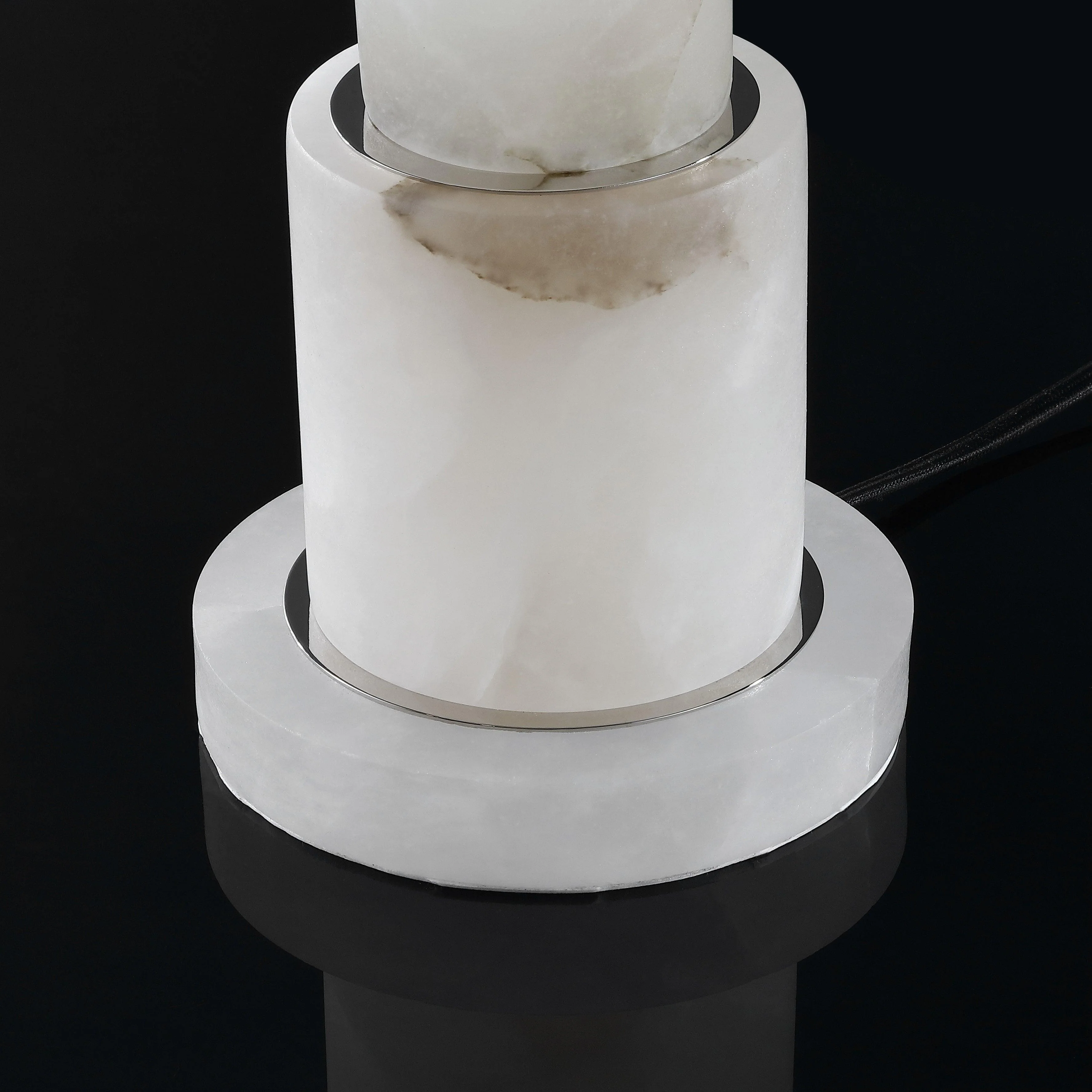 GARDINER ALABASTER TIERED TABLE LAMP - Frankwebs