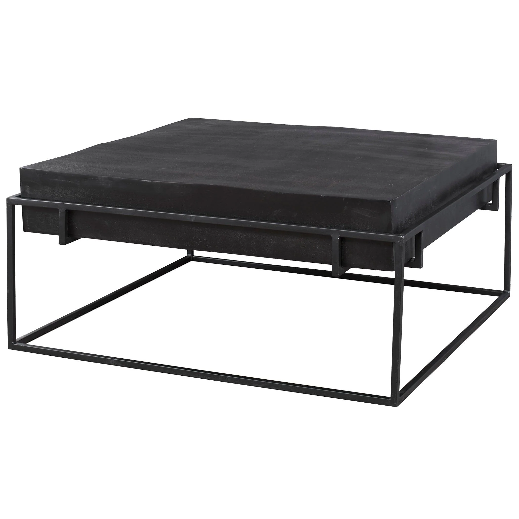 TELONE MODERN BLACK COFFEE TABLE - Frankwebs