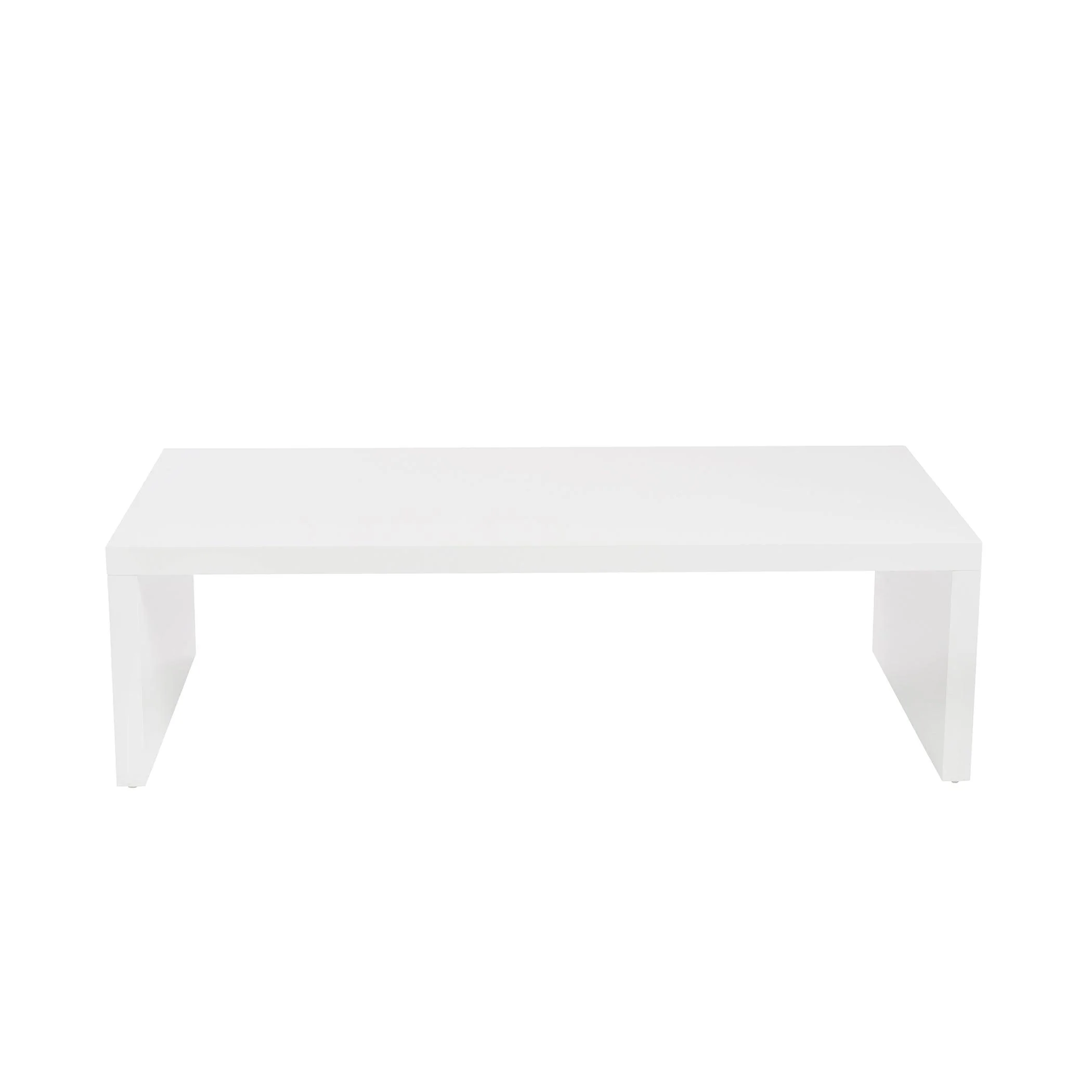 ABBY COFFEE TABLE IN HIGH GLOSS WHITE - Frankwebs